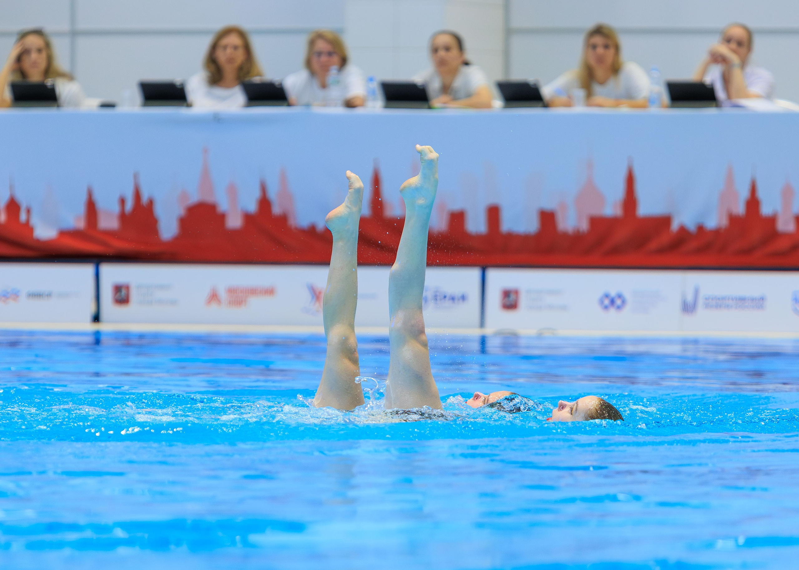 Первенство России по синхронному плаванию дуэт  — техническая программа. Выпускные альбомы и школьный фотограф в Подольске, Троицке, Щербинке, Москве и Московской области