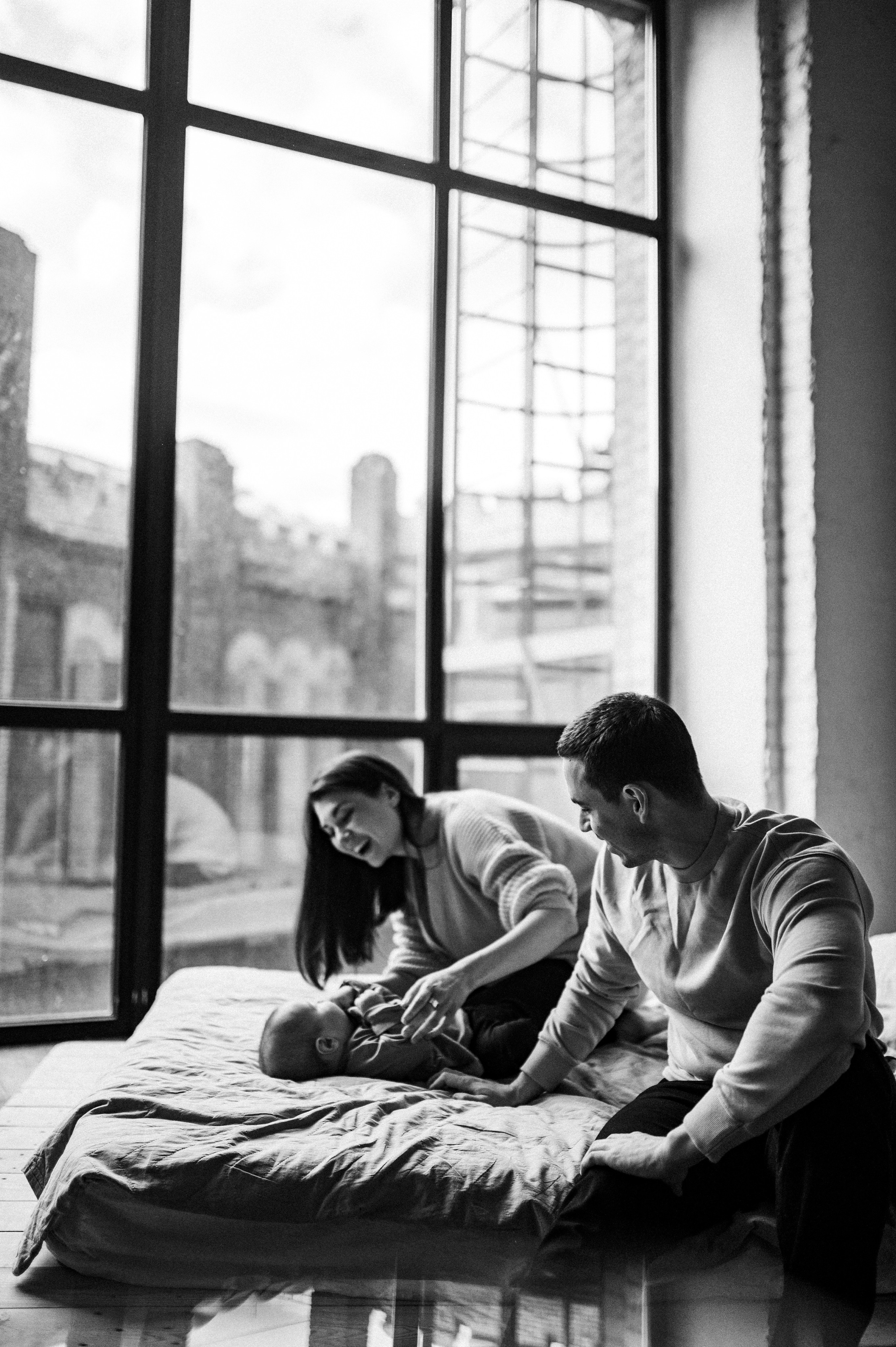 Вова, Юля и Максим в студии Москва. Семейный и свадебный lifestyle-фотограф в Москве Мария Петрова