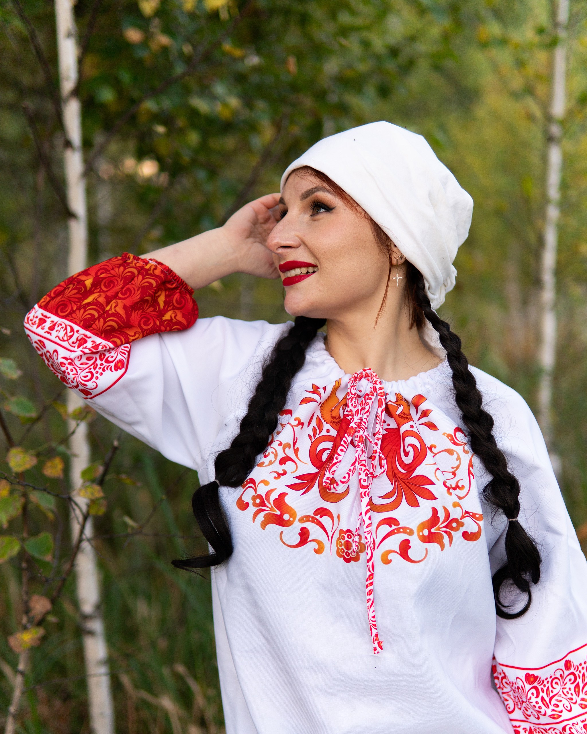 Тематическая \ Творческая \ Фотосъёмка в славянском наряде: Татьяна — гармония традиций и природы. Hannanovmoments