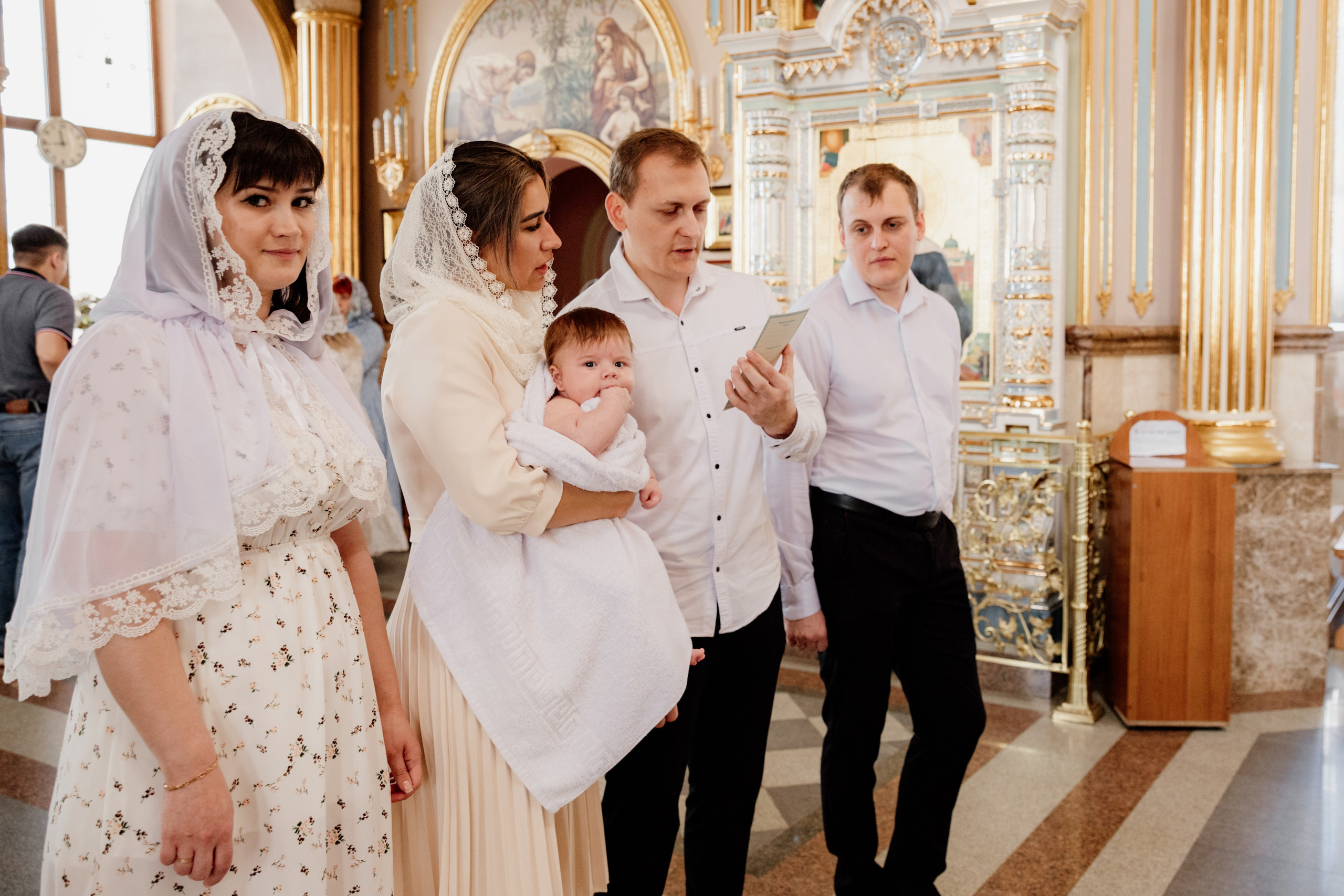 Крещение Ивана. Семейный фотограф документалист в Пензе Лопатинская Татья