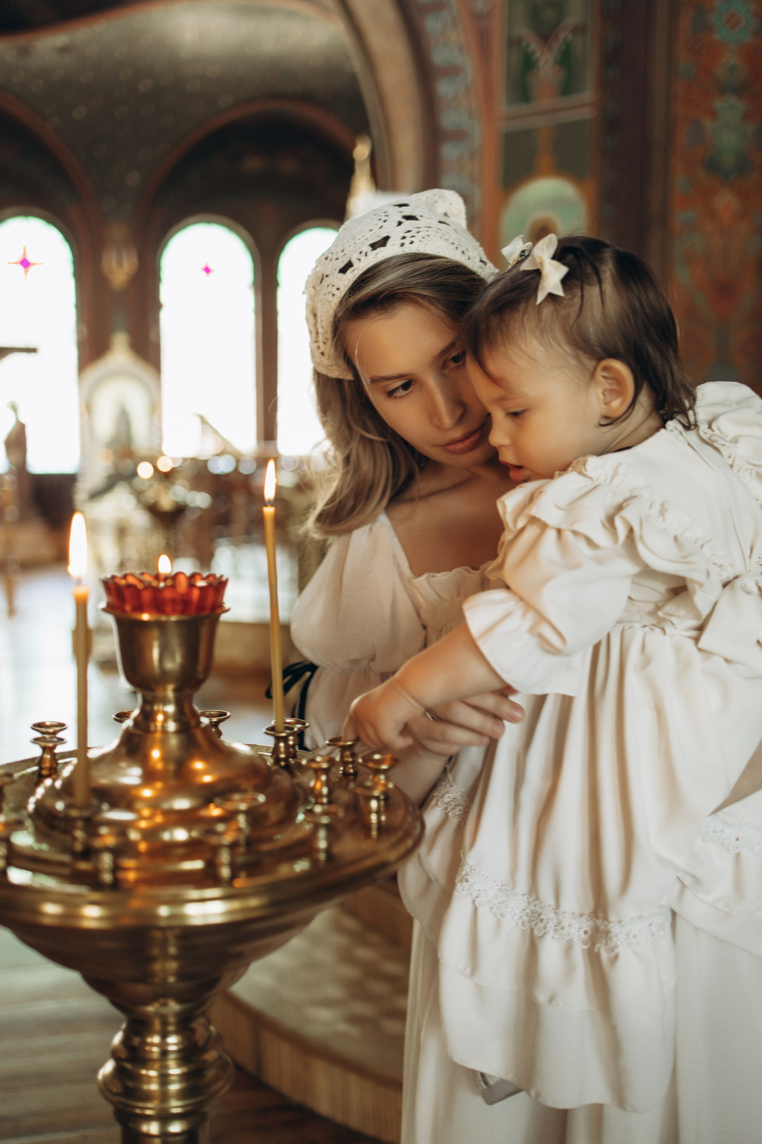 Крещение Стефании. Самый теплый фотограф в Краснодаре Рябоконь Ксения