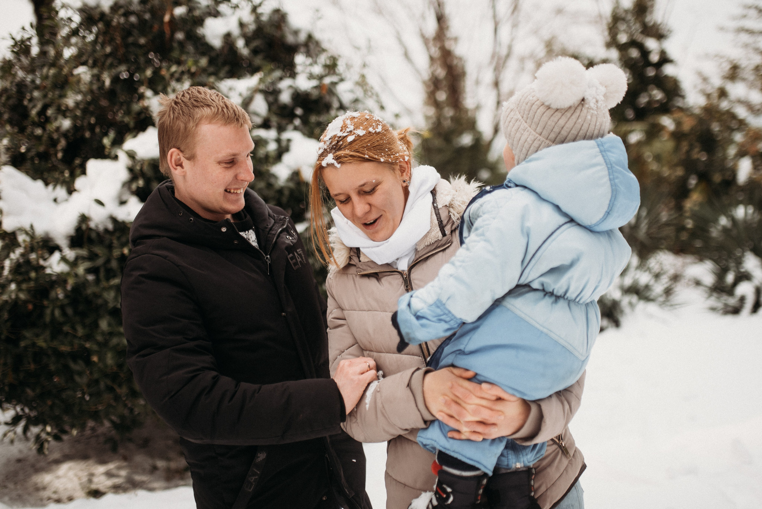 Серёжа и снег ❄️. Фотограф в Сочи — Маргарита Поганова