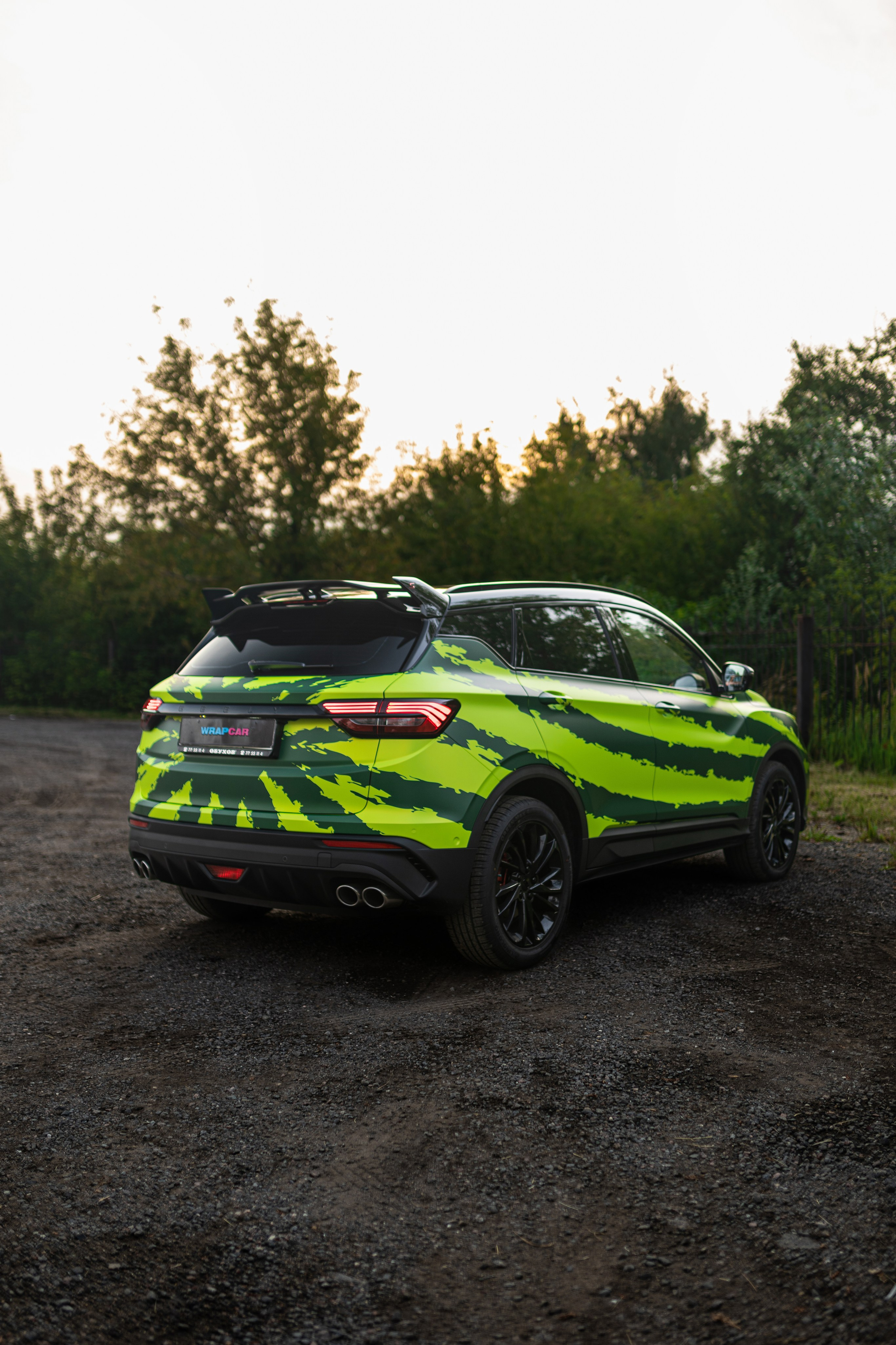 Винилография на Geely Coolray. Студия дизайна и оклейки авто Barmaley Design