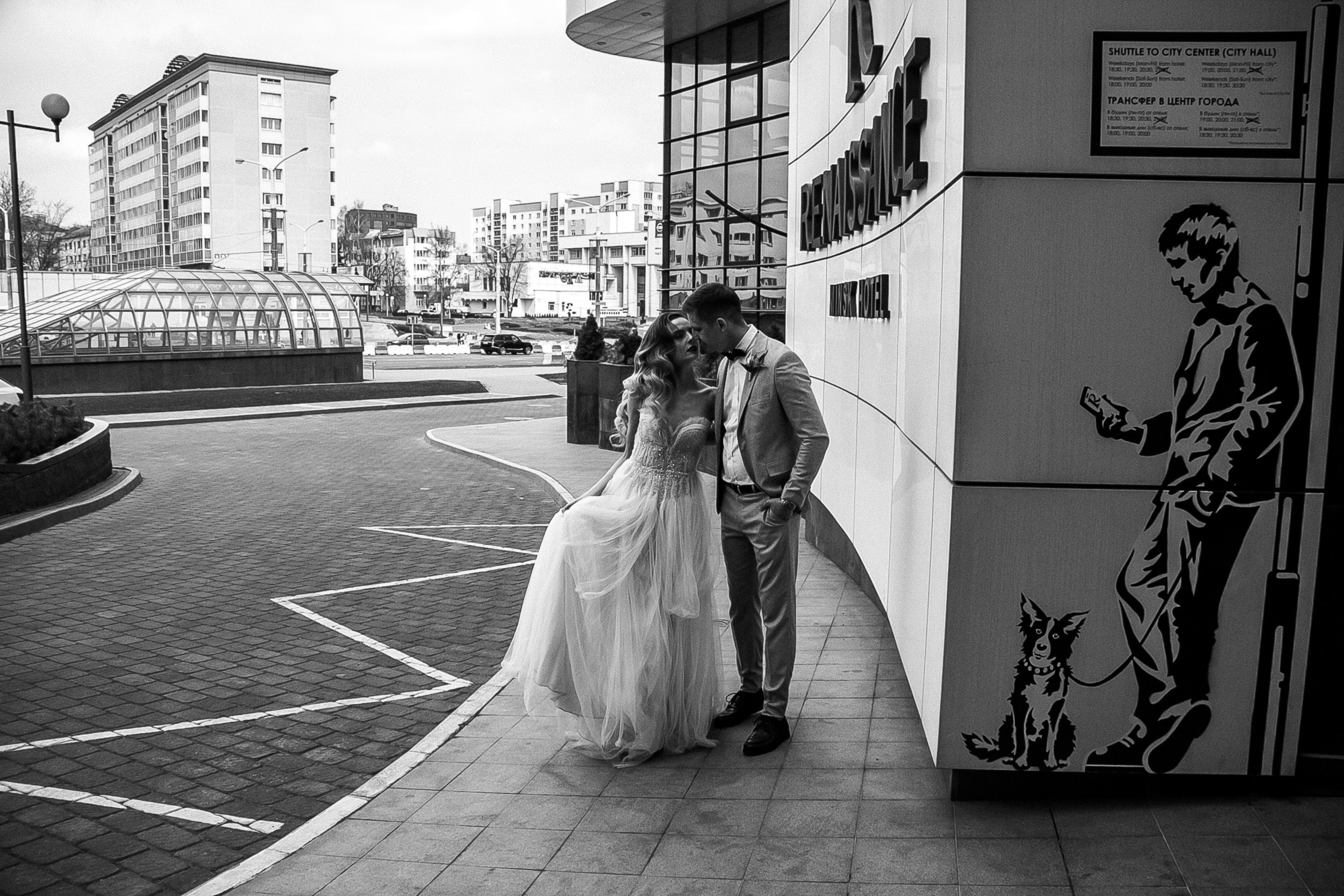 Ślubna sesja zdjęciowa w hotelu. Свадебный фотограф Варшава Лодзь Польша Елена Юцова