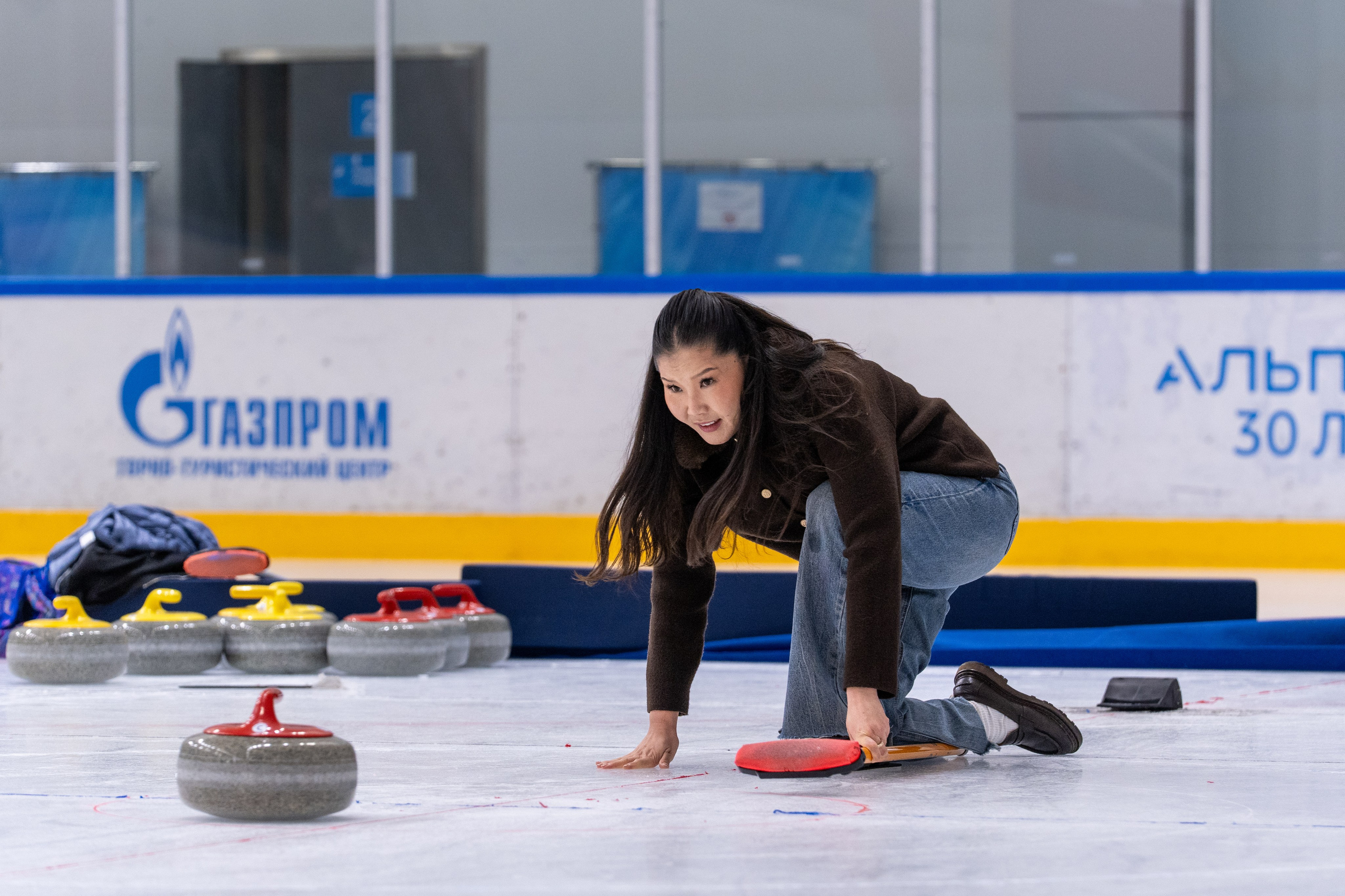 Керлинг для компании Р-Фарм. Репортажный фотограф в Красной Поляне и Сочи Павлюченко Екатерина