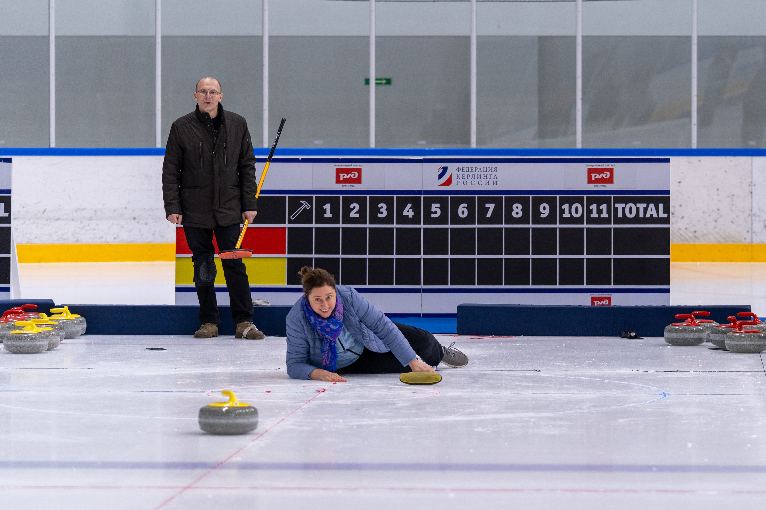 Керлинг для компании Р-Фарм. Репортажный фотограф в Красной Поляне и Сочи Павлюченко Екатерина