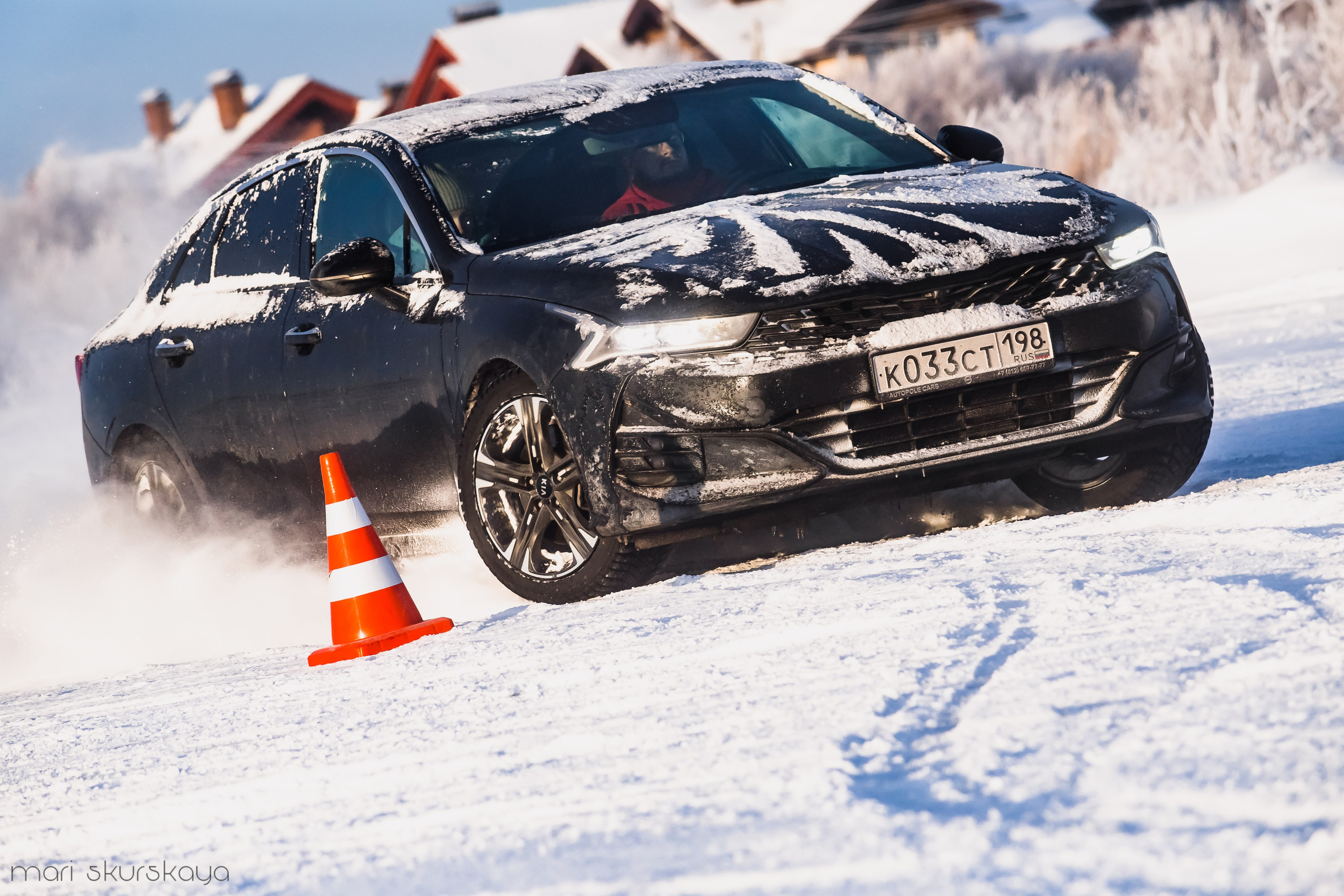 Контраварийная практика вождения автомобиля. Мотофотограф в Санкт-Петербурге Мария Скурская
