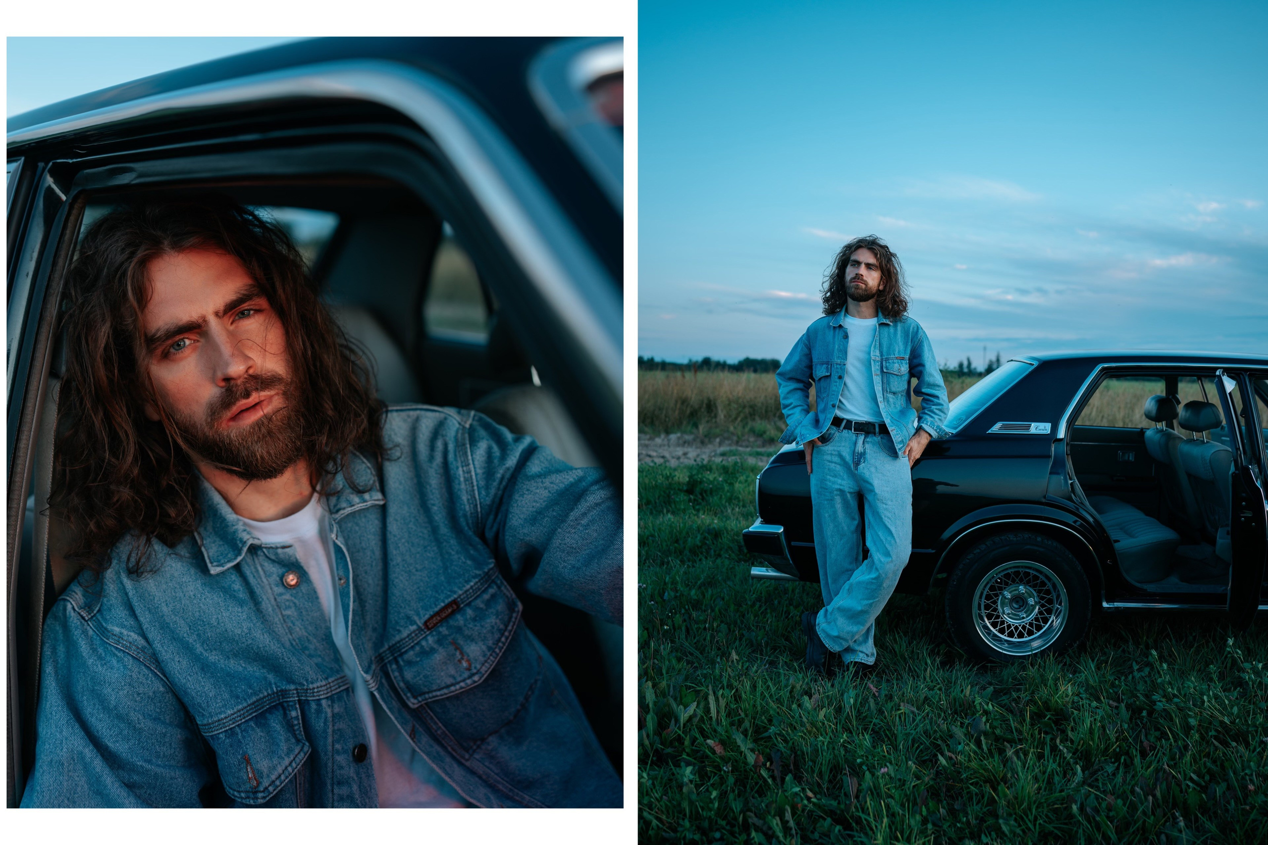 Фотосессия парня с автомобилем. Портретный фотограф Санкт-Петербург Арнольд