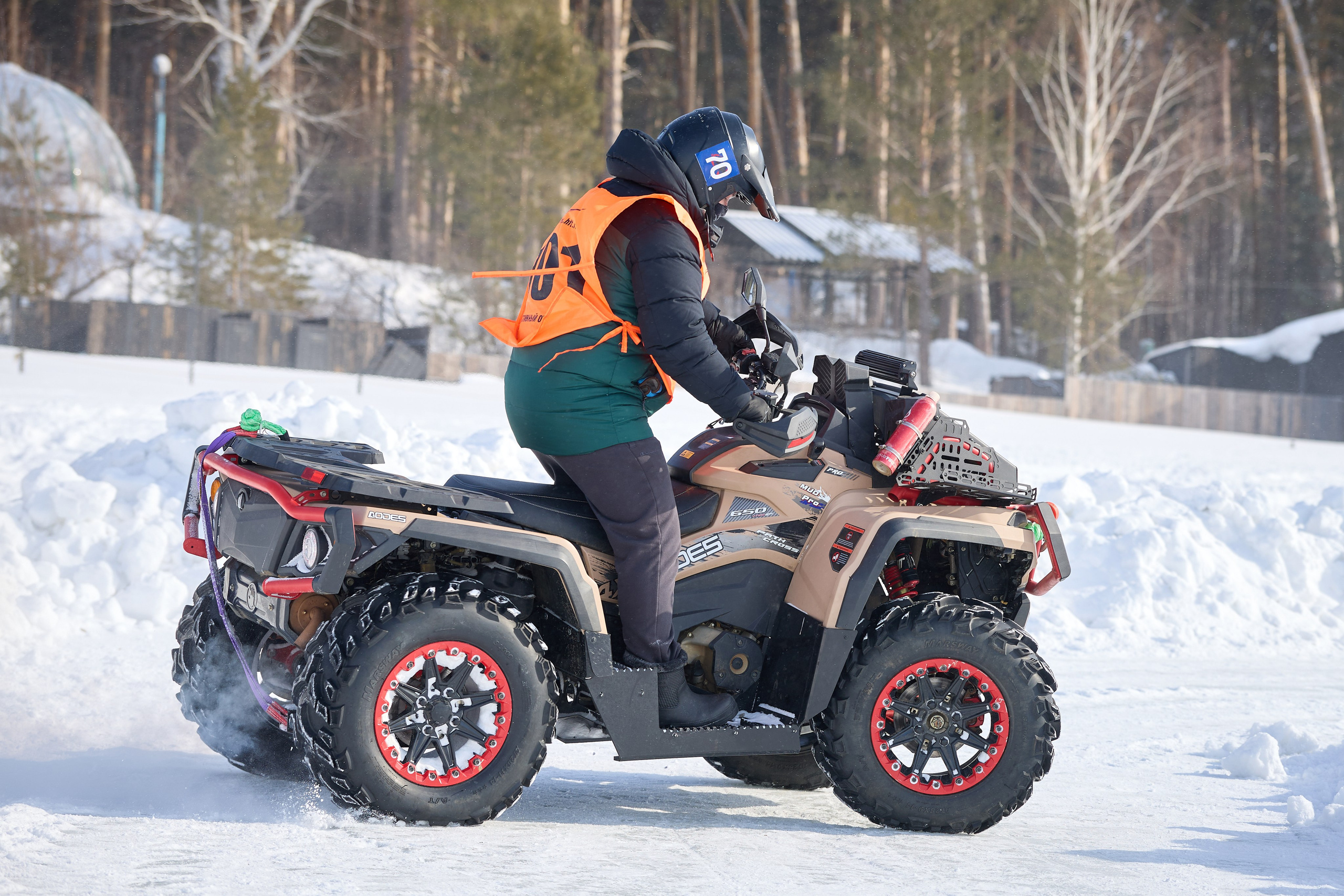 Топим Лёд — 2026. Соревнования на квадроциклах. Фотограф в Новосибирске Алена Скокова
