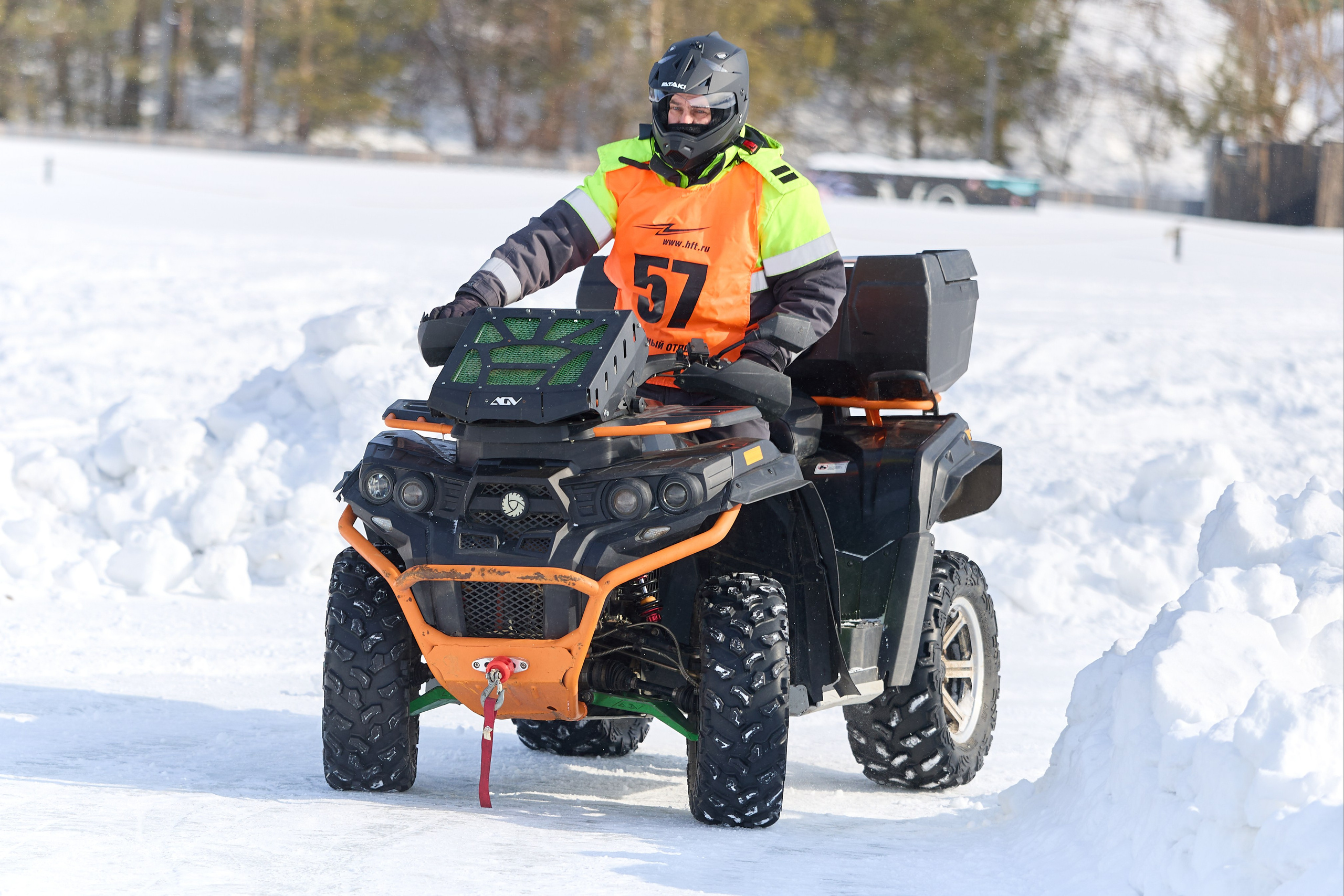 Топим Лёд — 2026. Соревнования на квадроциклах. Фотограф в Новосибирске Алена Скокова
