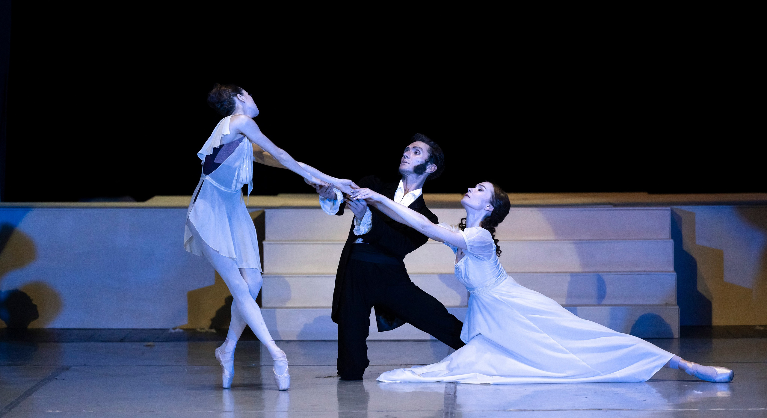 Сценическая репетиция «Пушкин. Сны после жизни» — балет Касатконой и Василёва. Балетный фотограф Москва Майоров Николай