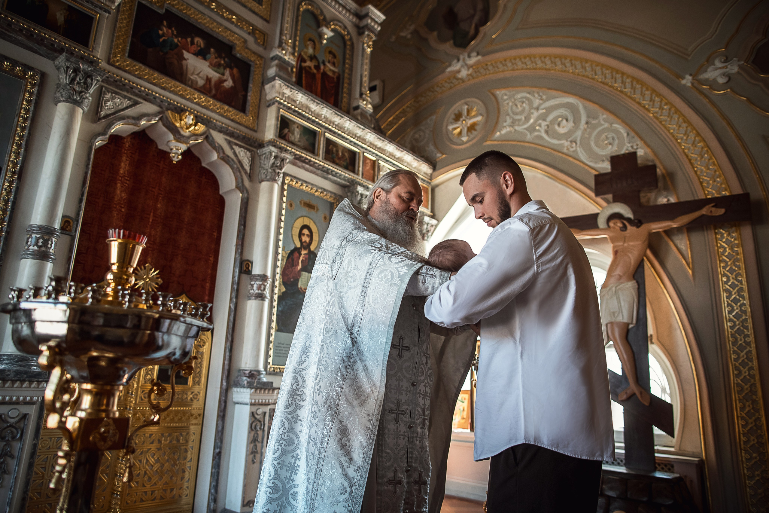 Крещение Есения. Фотограф на крещение, венчание Ольга Парфентьева
