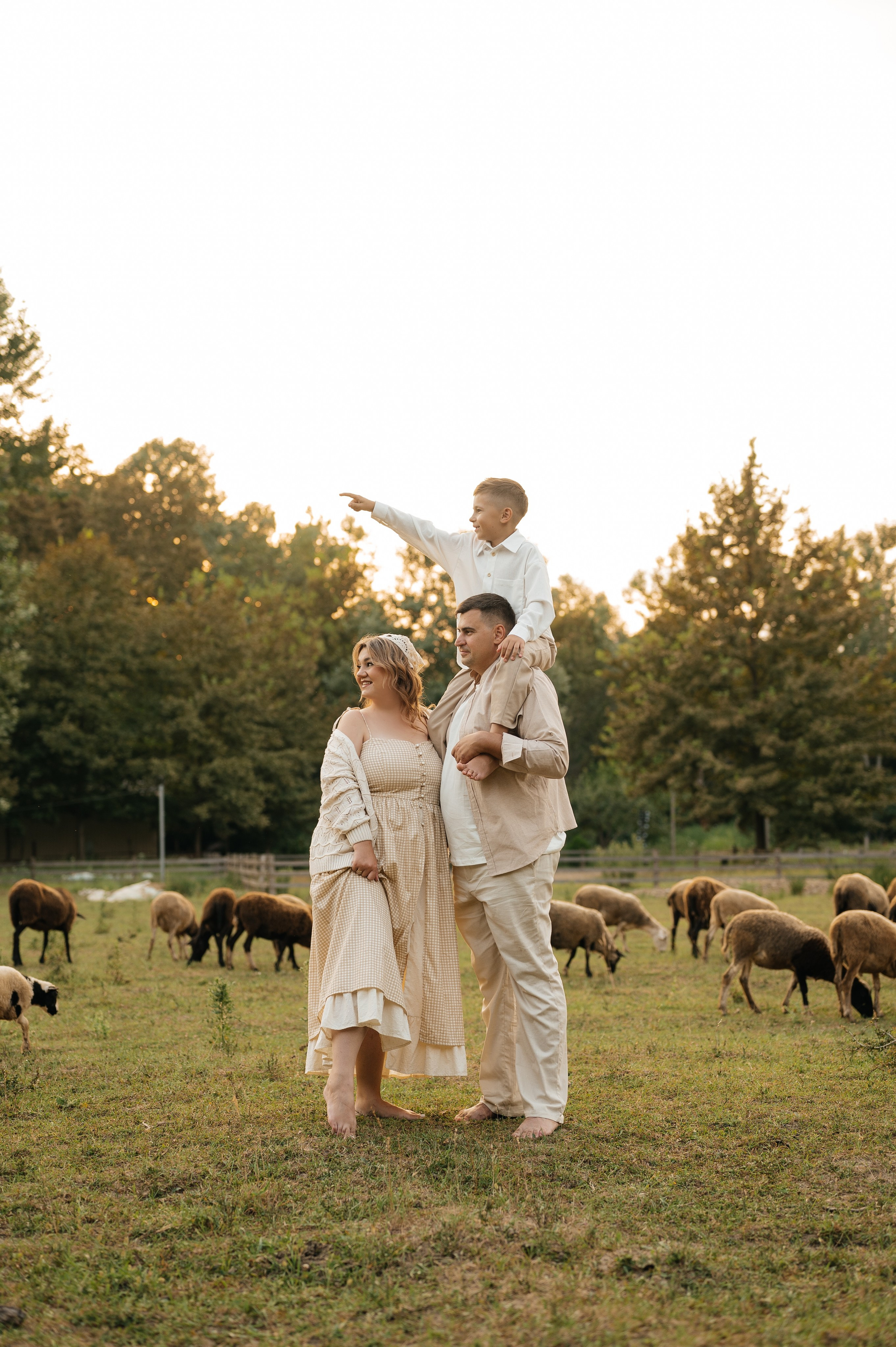 Семейная фотосессия на ферме. Свадебный и семейный фотограф в Краснодаре Алина Мельник