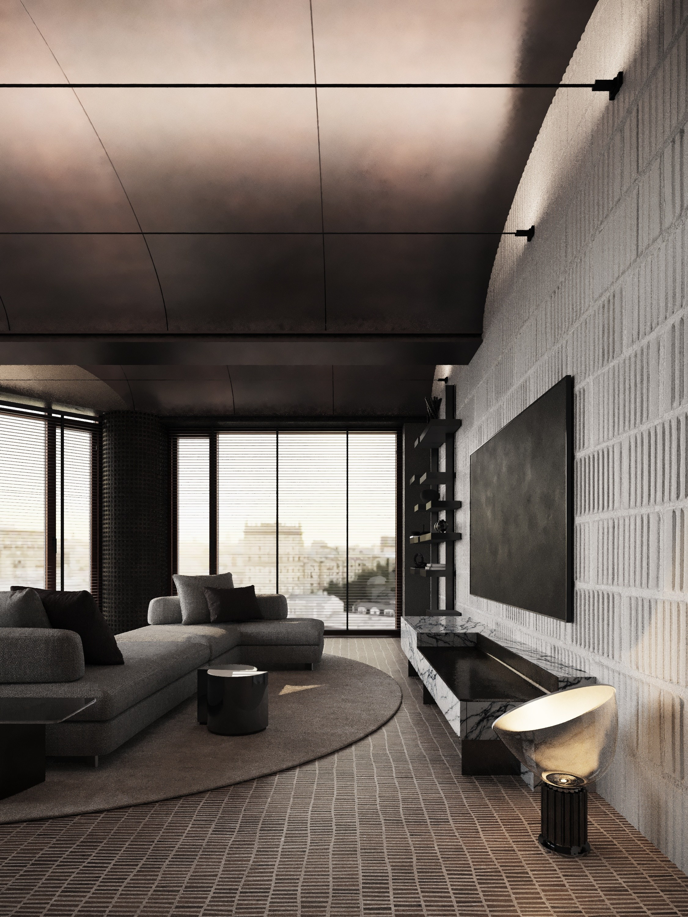 Апартаменты Grand Loft. Архитектурные интерьеры