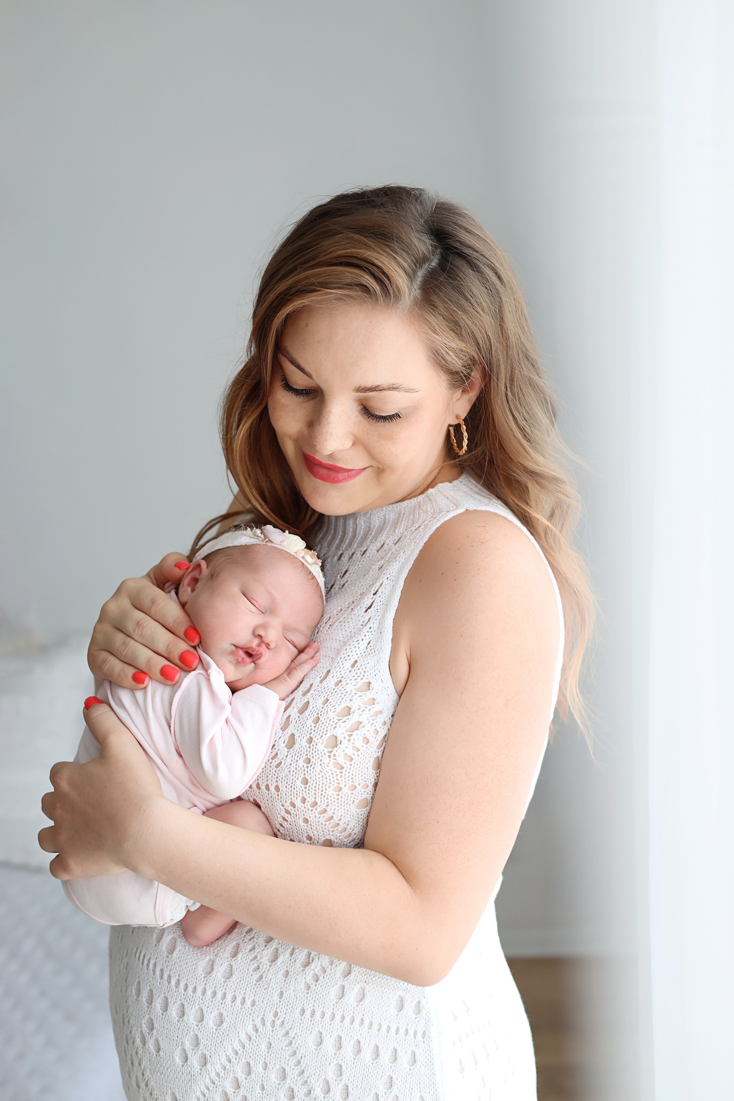 Ньюборн фотосессия Полины. Фотограф новорожденных Москва. Ньюборн фотограф Москва