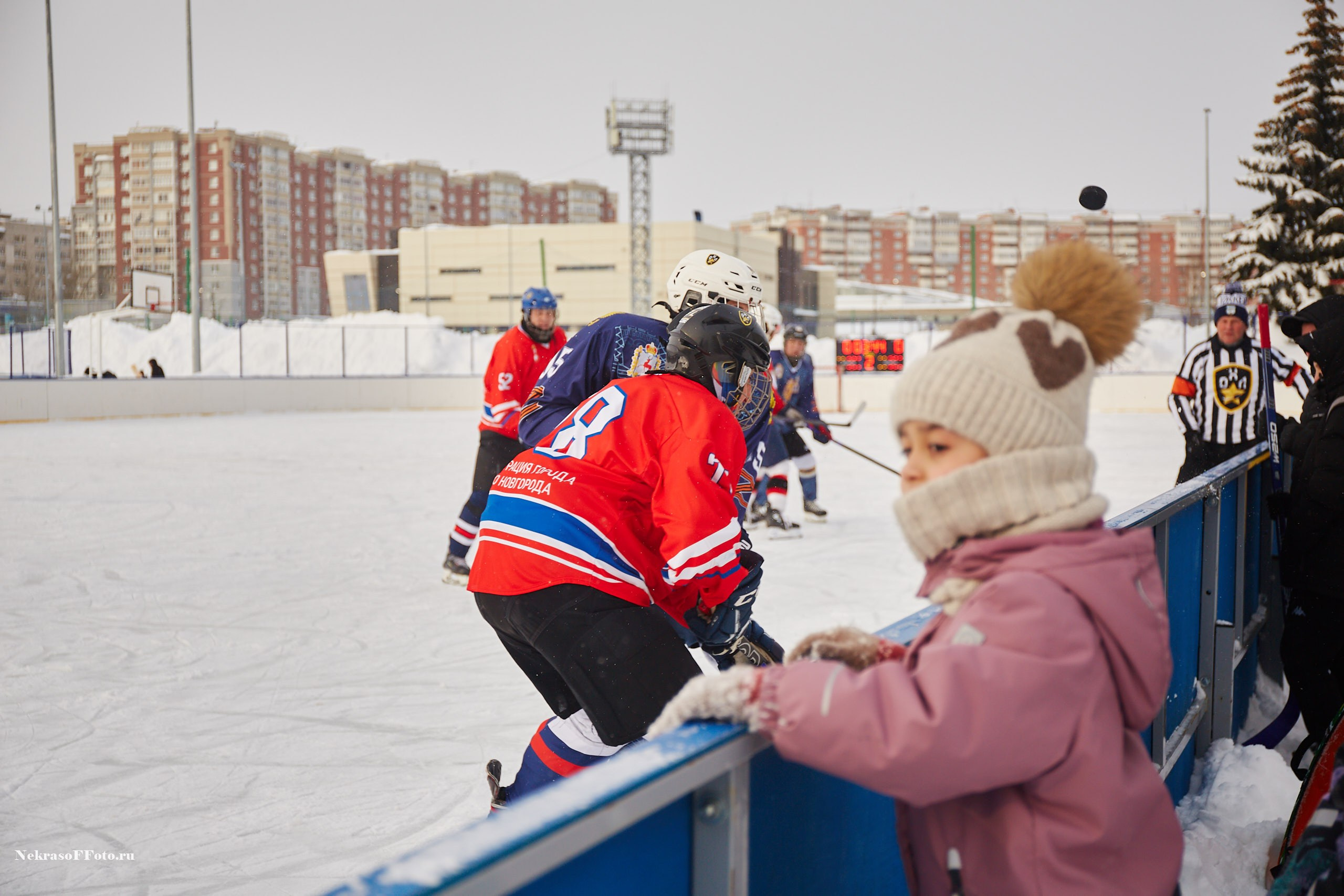 Турнир по хоккею «Русская классика» в рамках Офицерской хоккейной лиги. Спортивный фотограф Некрасов Денис