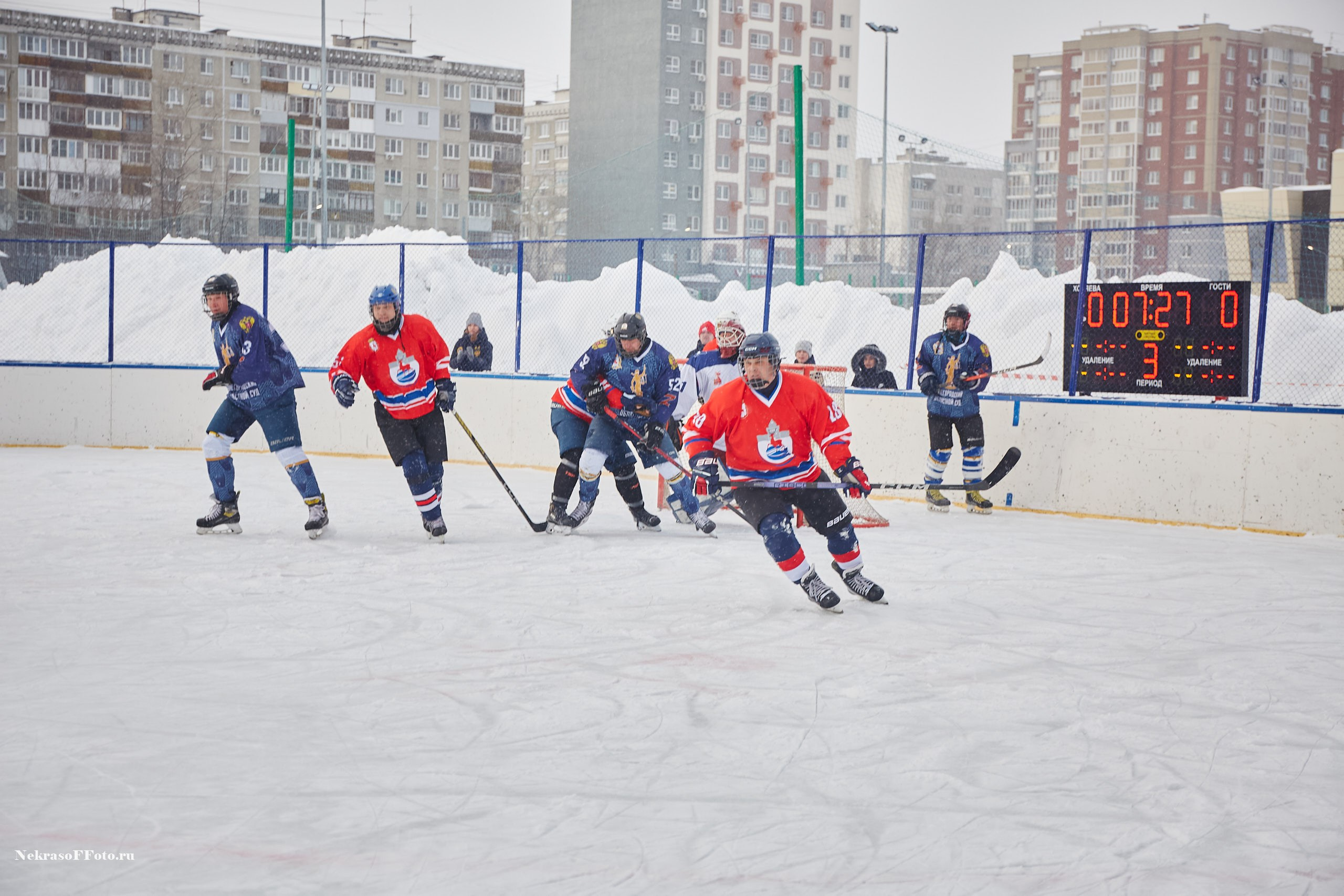 Турнир по хоккею «Русская классика» в рамках Офицерской хоккейной лиги. Спортивный фотограф Некрасов Денис