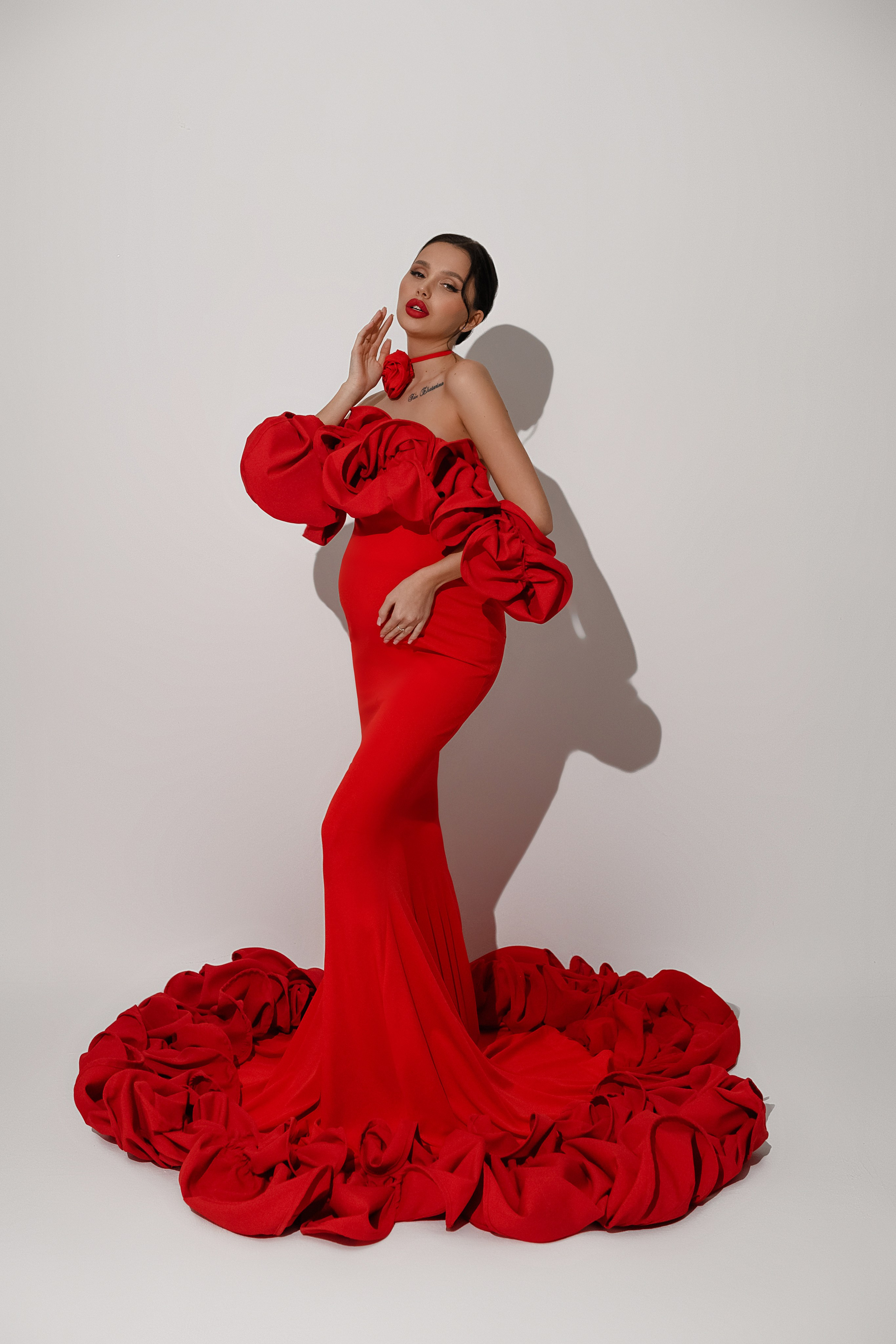 Красное платье. Фотограф Анна Качан
