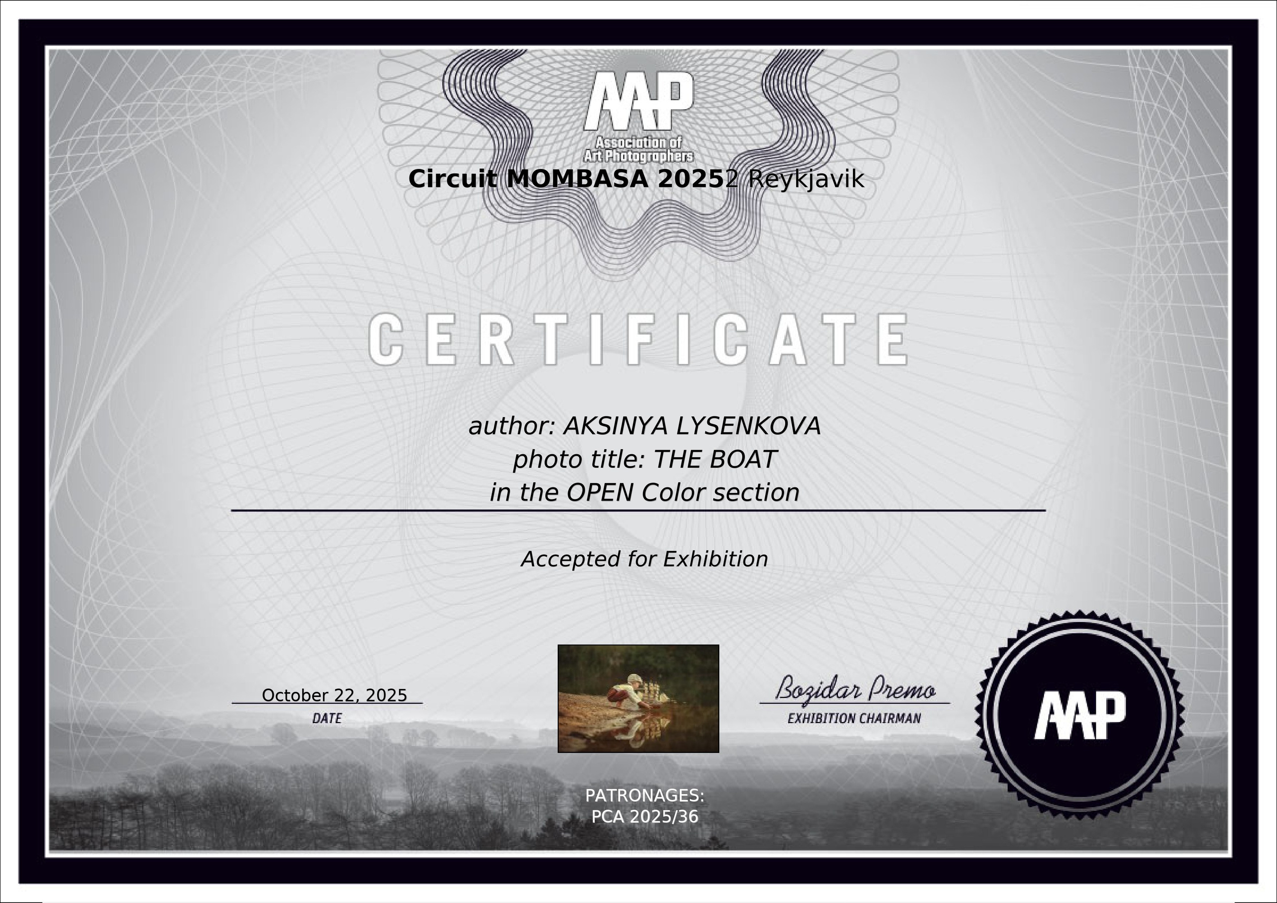 Дипломы. Детский, семейный фотограф в Ижевске и Москве Аксинья Лысенкова ADEN