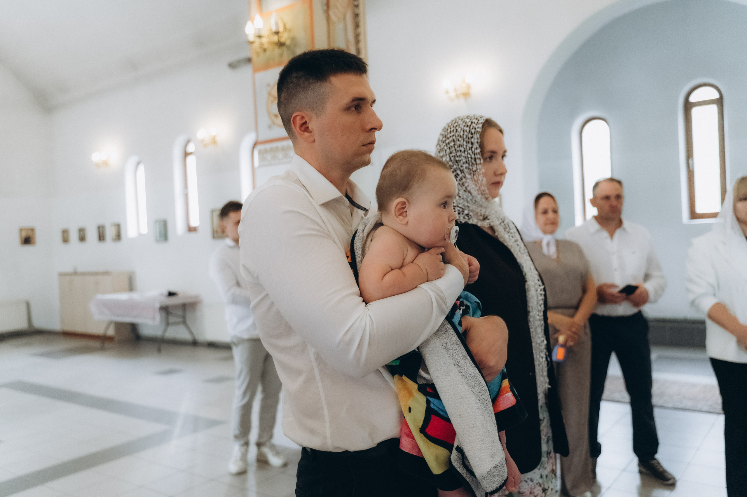 Крещение Демьяна (Церковь в честь святой блаженной Ксении Петербургской). Семейный фотограф в Минске Дарья Дреко