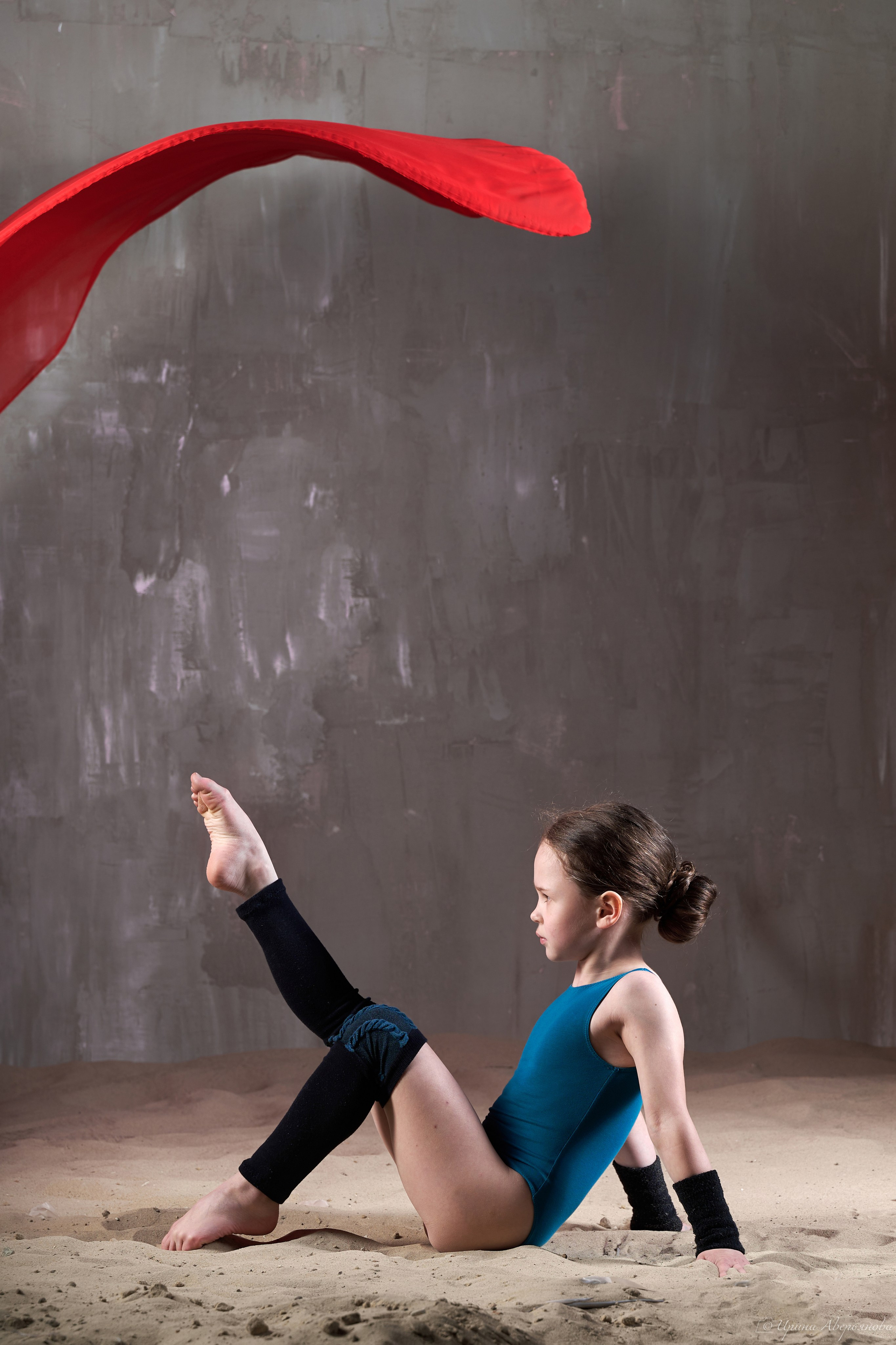 Фотосессия с тканью. Спортивная гимнастика. Фотограф в Ульяновске Ирина Аверьянова