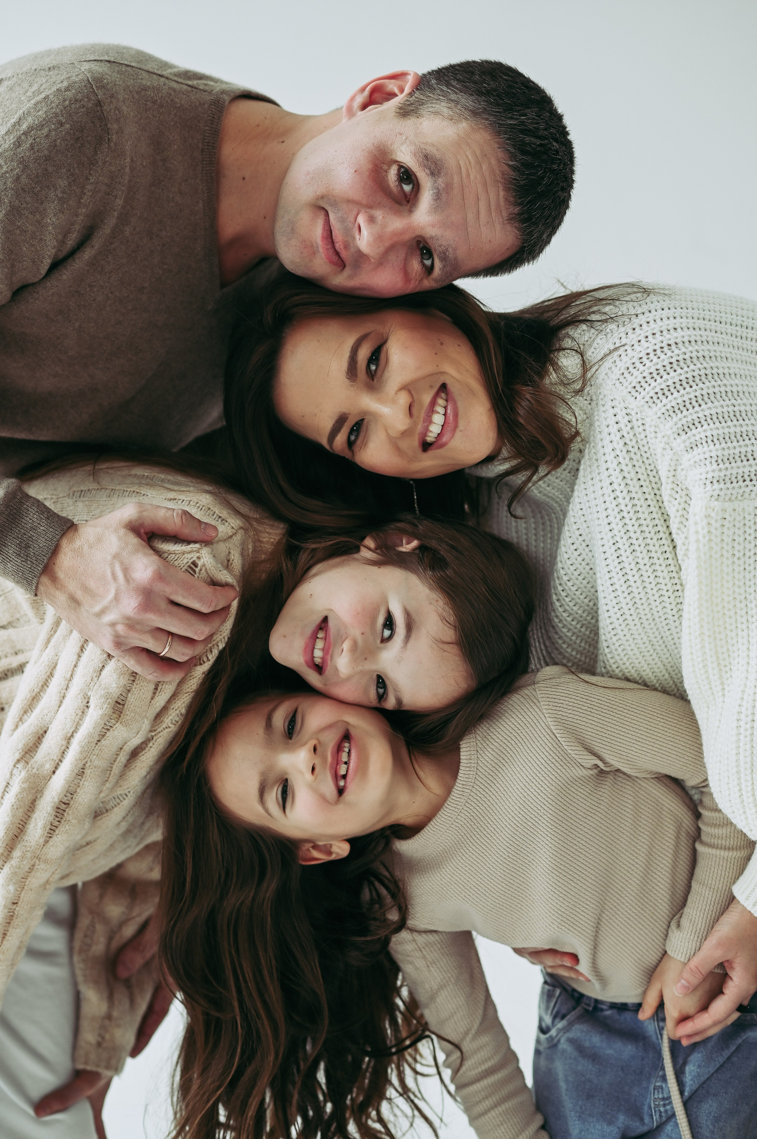 Семейная съемка в студии. Фотограф Казань