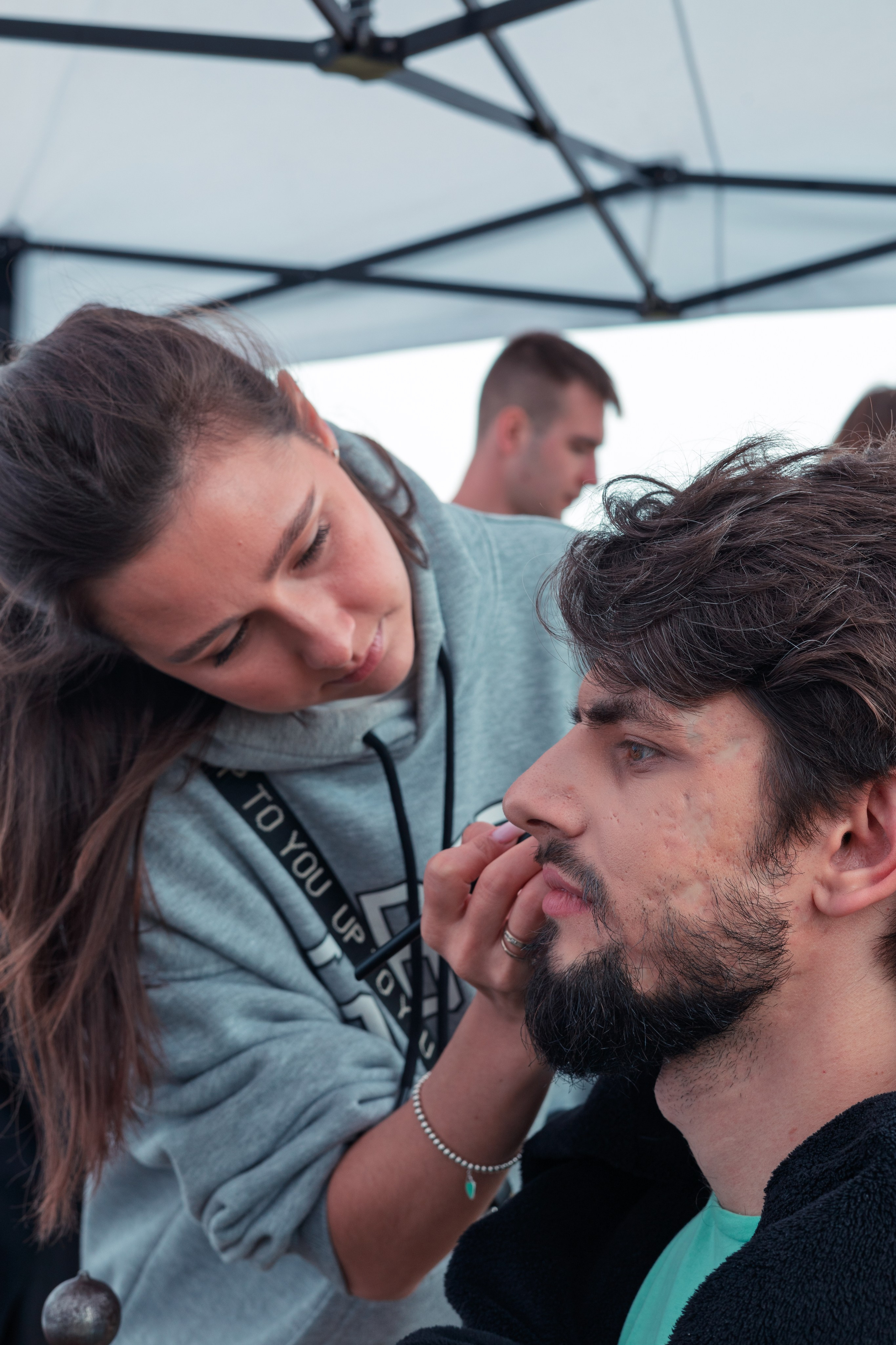 Бэкстейдж-съемка рекламы охранной компании «Тамерлан». Фотограф Белов Тимофей | Красноярск