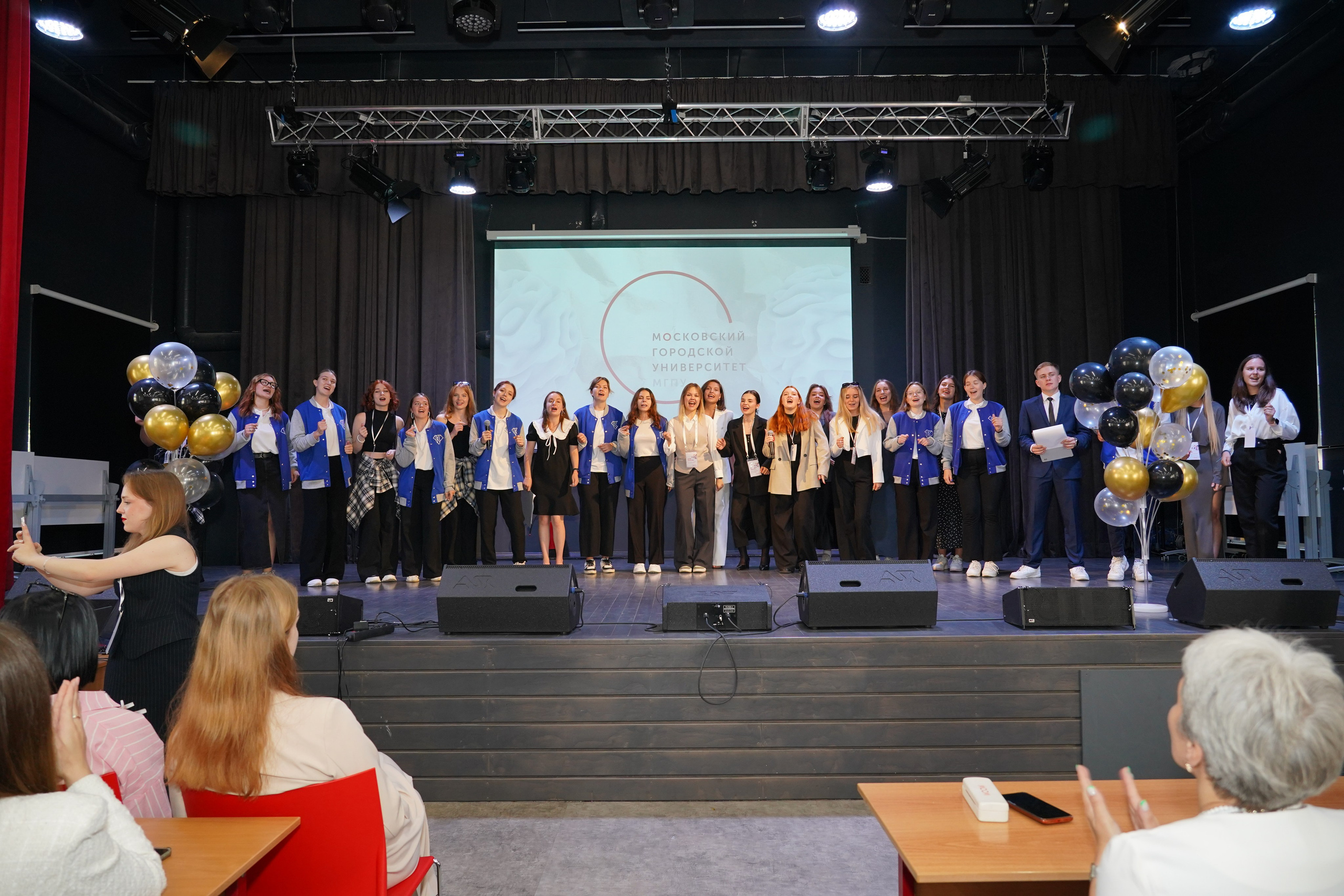 Съемка университетского мероприятия