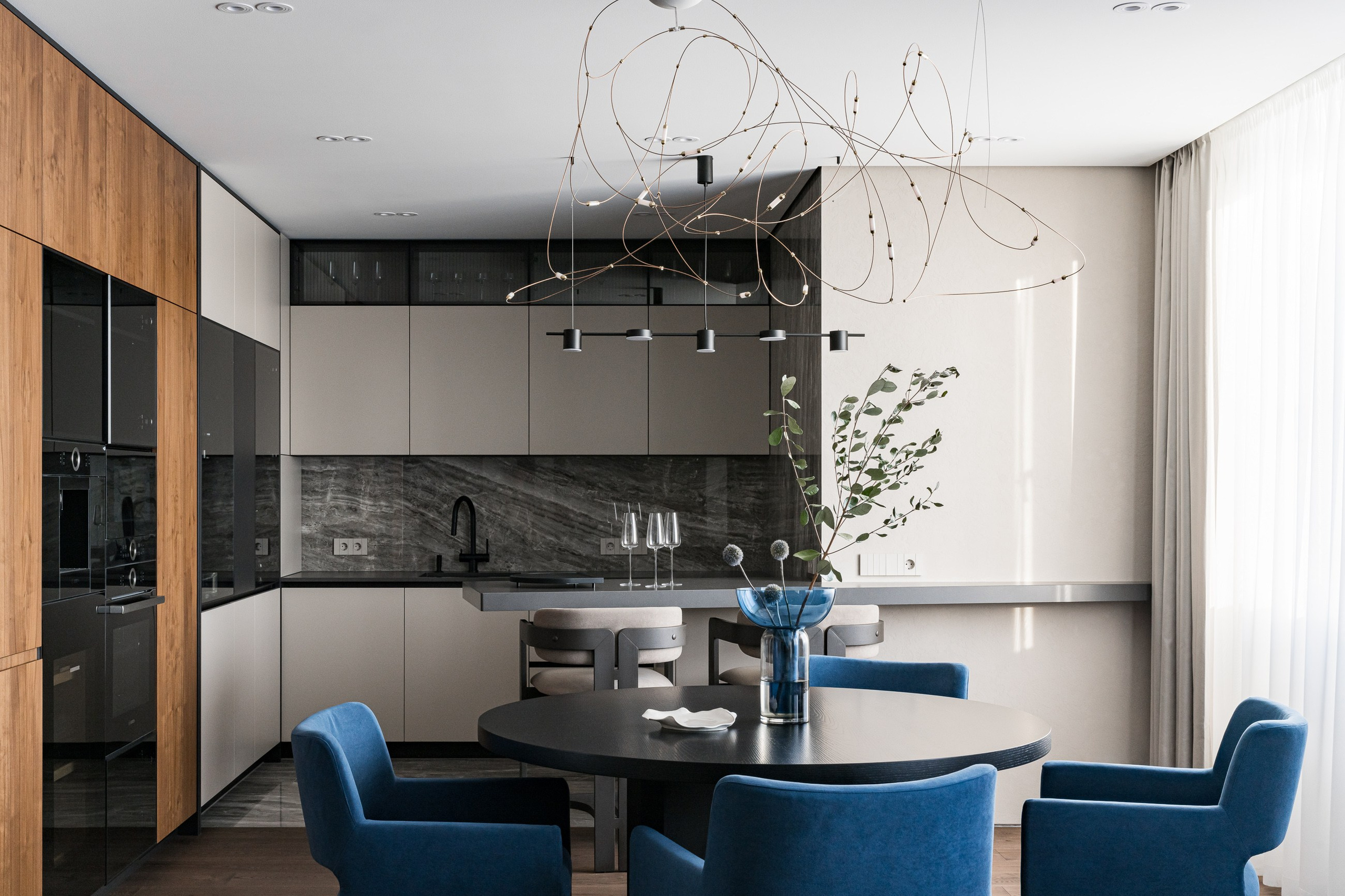 ЖК Вернисаж. Дизайн студия The IDF. Мебель на заказ