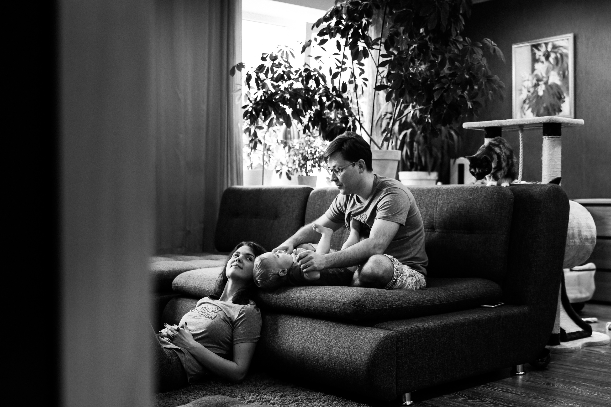 Маша Миша Макс (почти год). Свадебный и семейный Фотограф Денис Кошель