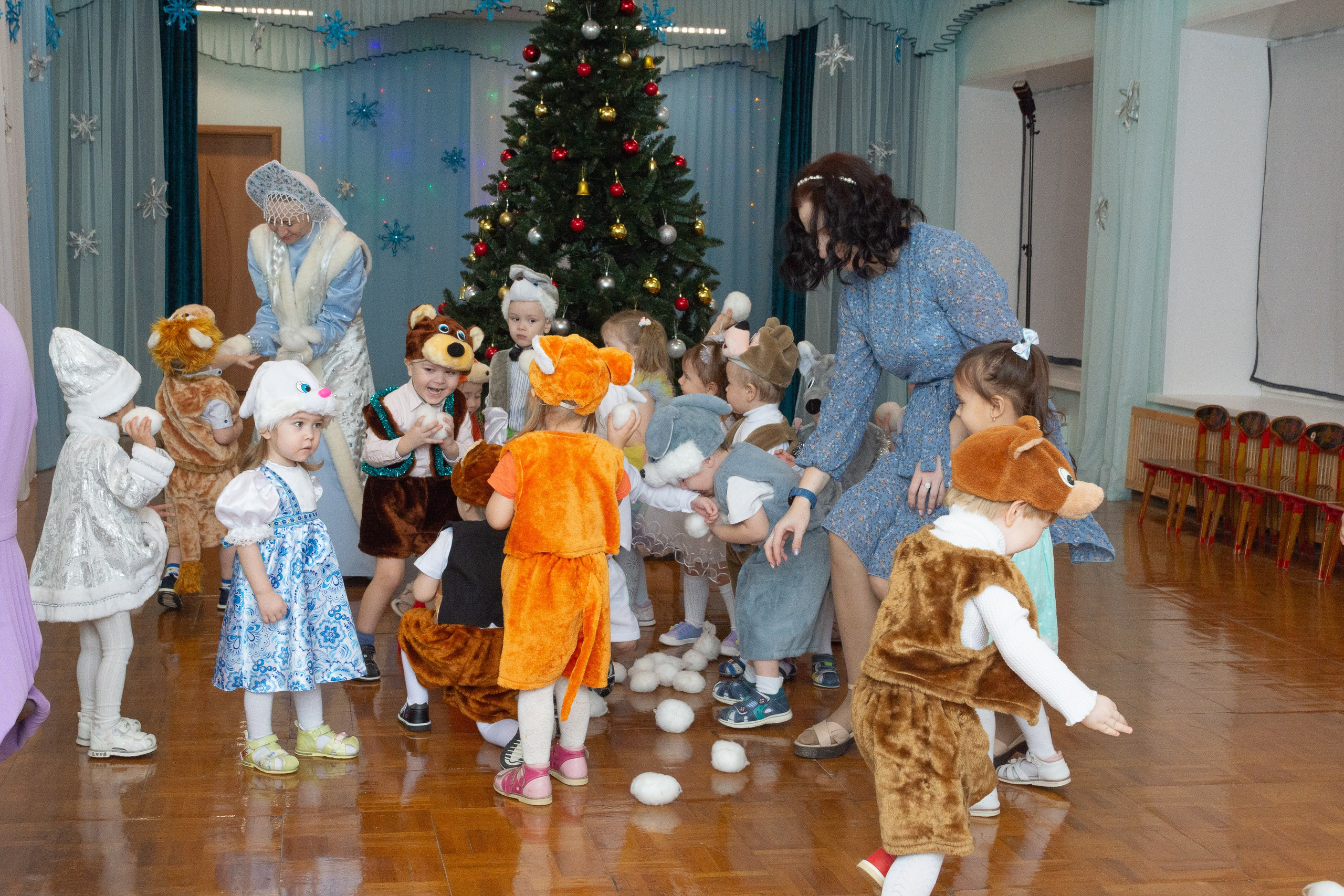 Новогодний утренник в саду 2023