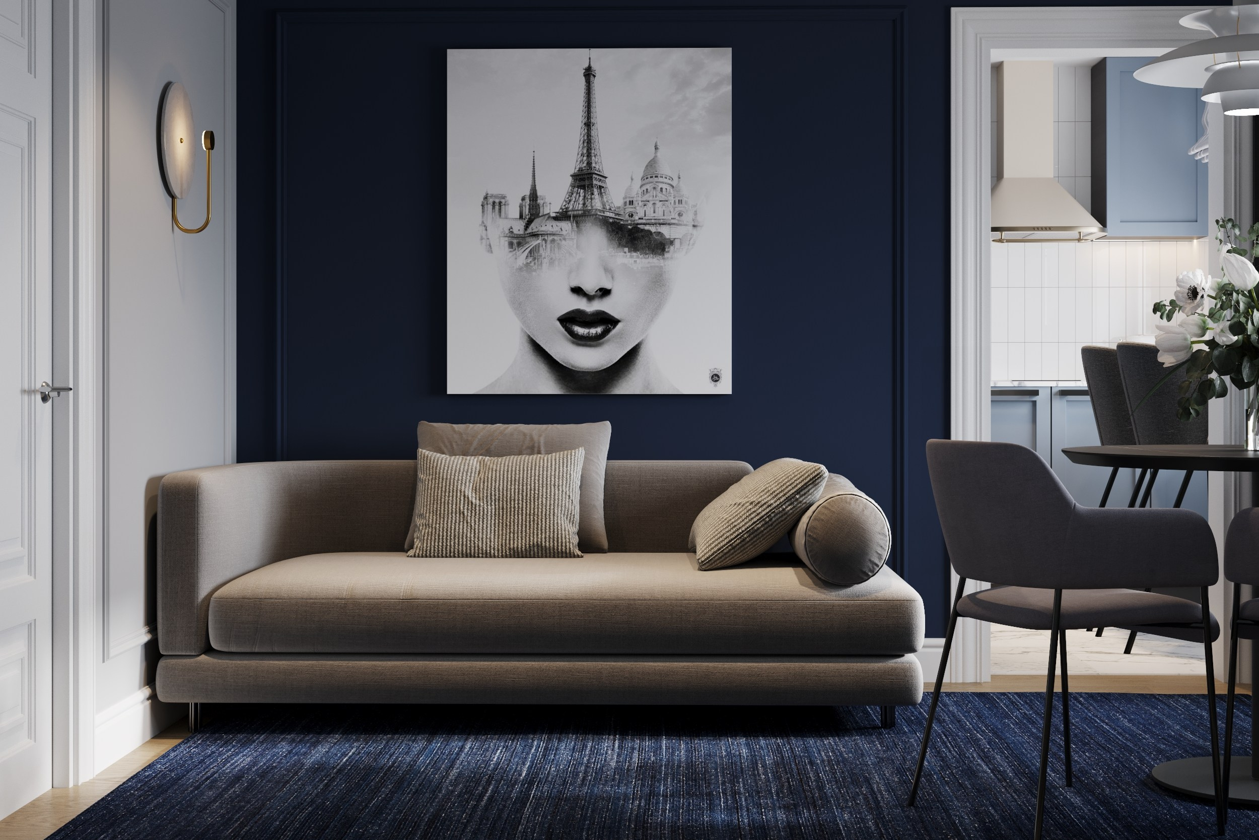 Кухня-гостиная. Arrogant Arch