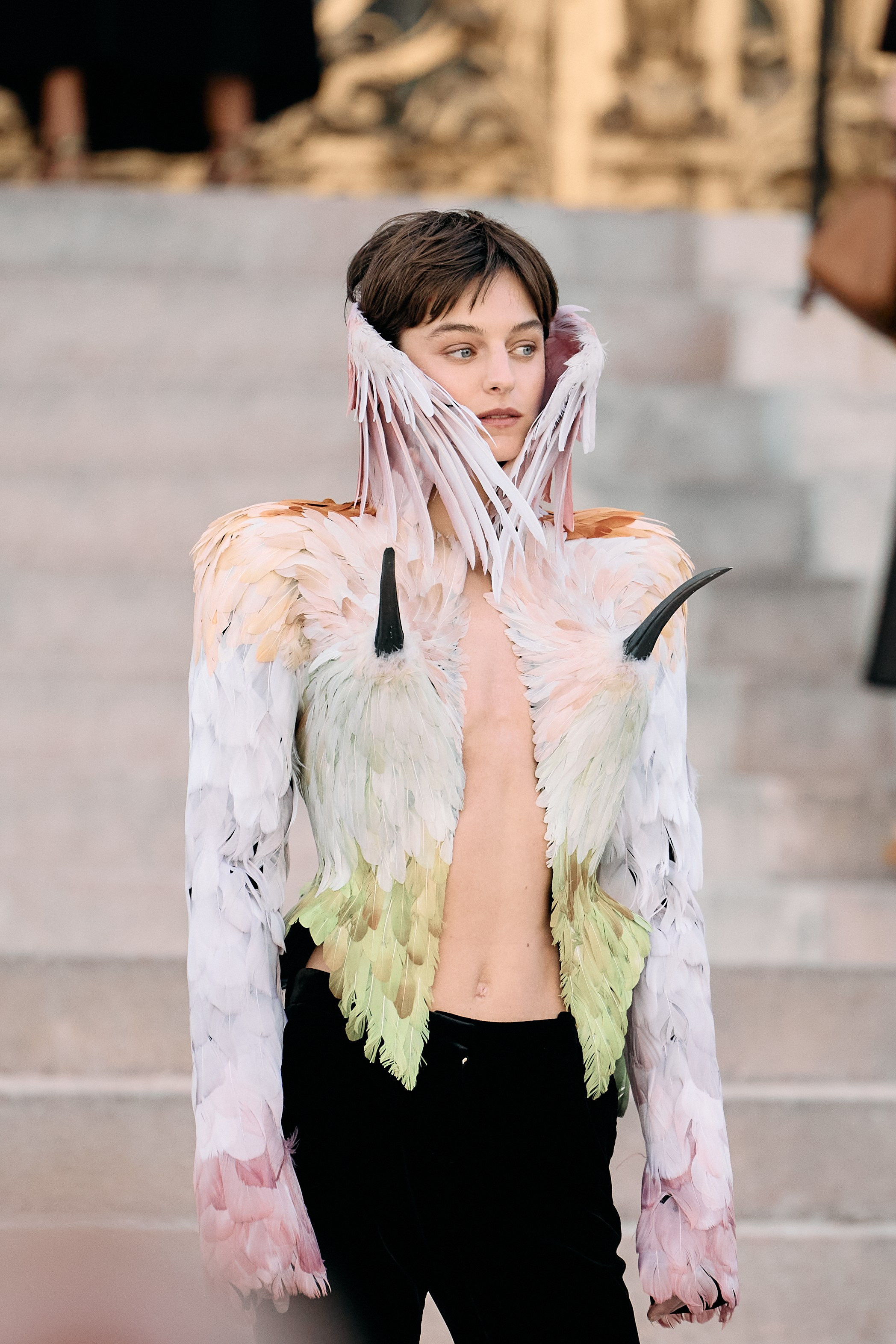 HAUTE COUTURE FALL/WINTER 2026-2027 SCHIAPARELLI. Photographer in Milan Ivan Goncharov