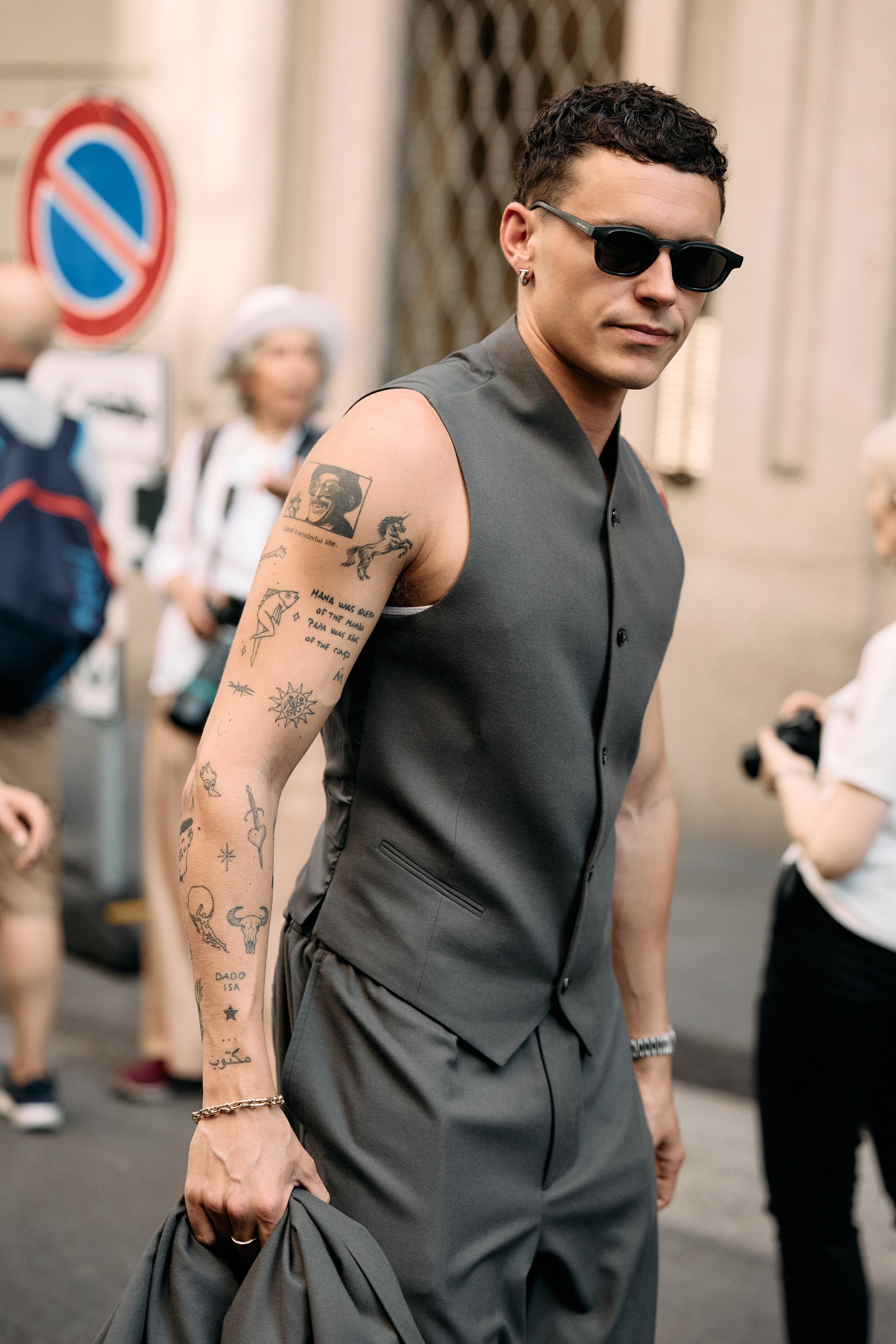 MFW GIORGIO ARMANI SPRING/SUMMER 2027. Photographer in Milan Ivan Goncharov