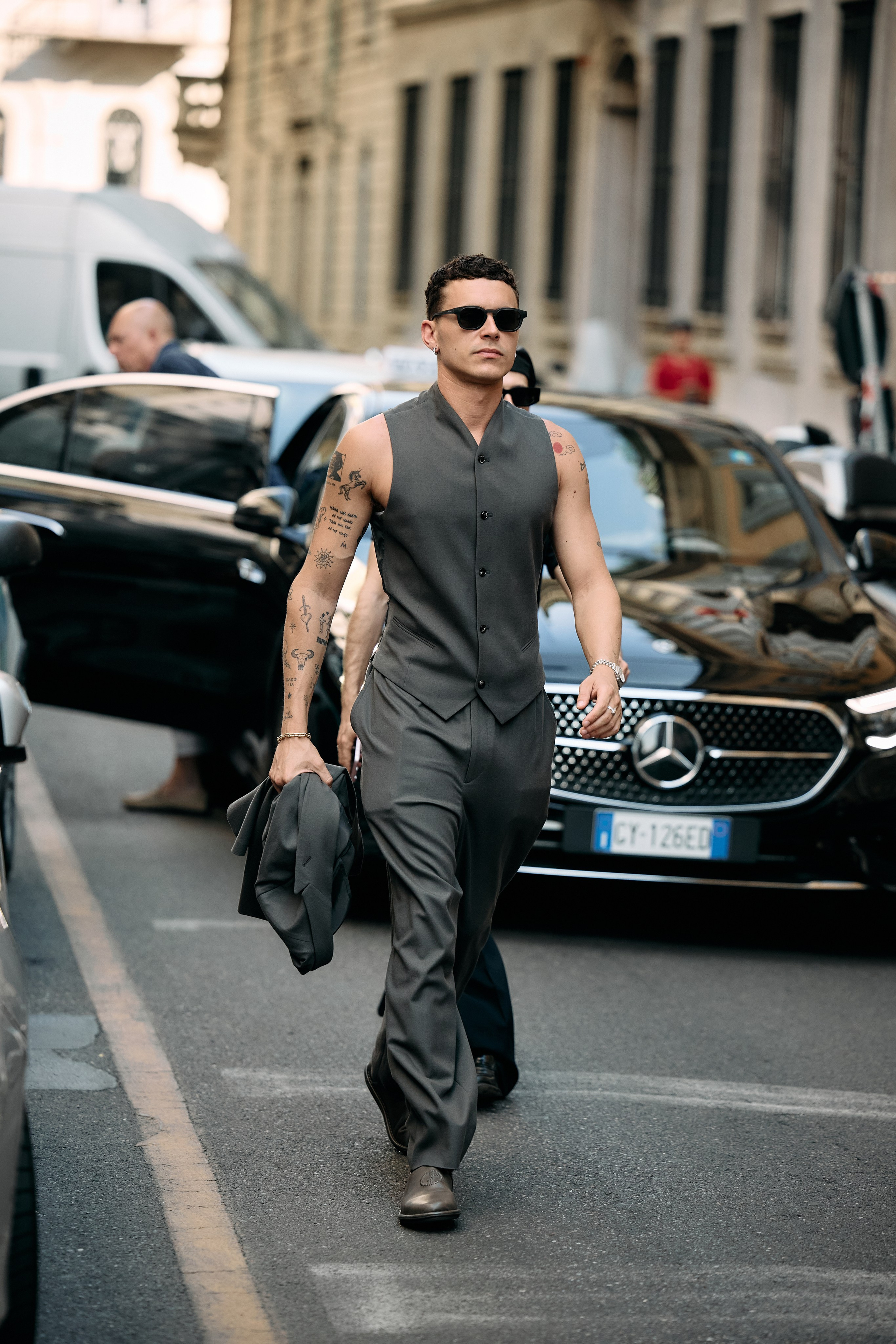 MFW GIORGIO ARMANI SPRING/SUMMER 2027. Photographer in Milan Ivan Goncharov