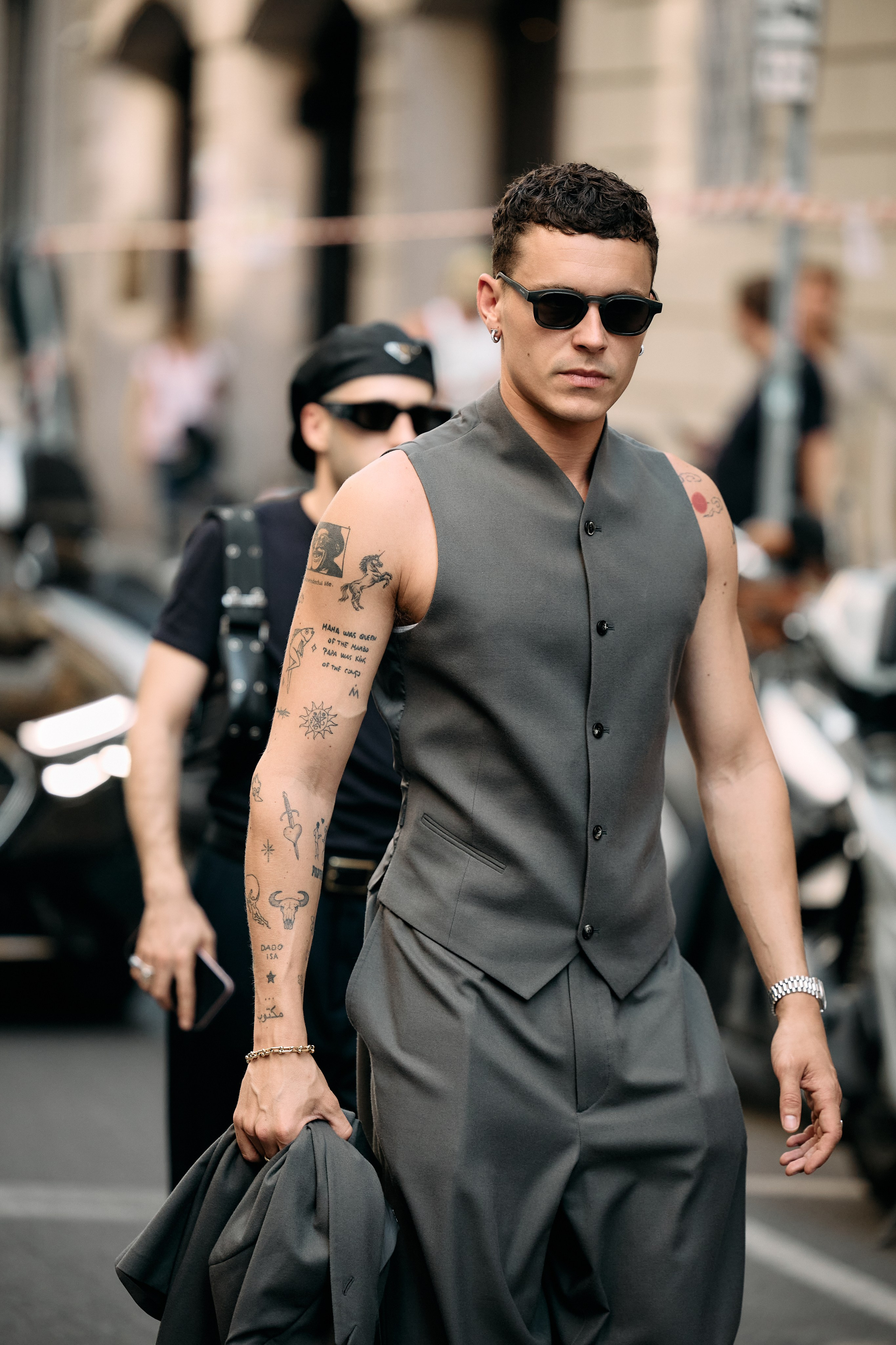 MFW GIORGIO ARMANI SPRING/SUMMER 2027. Photographer in Milan Ivan Goncharov