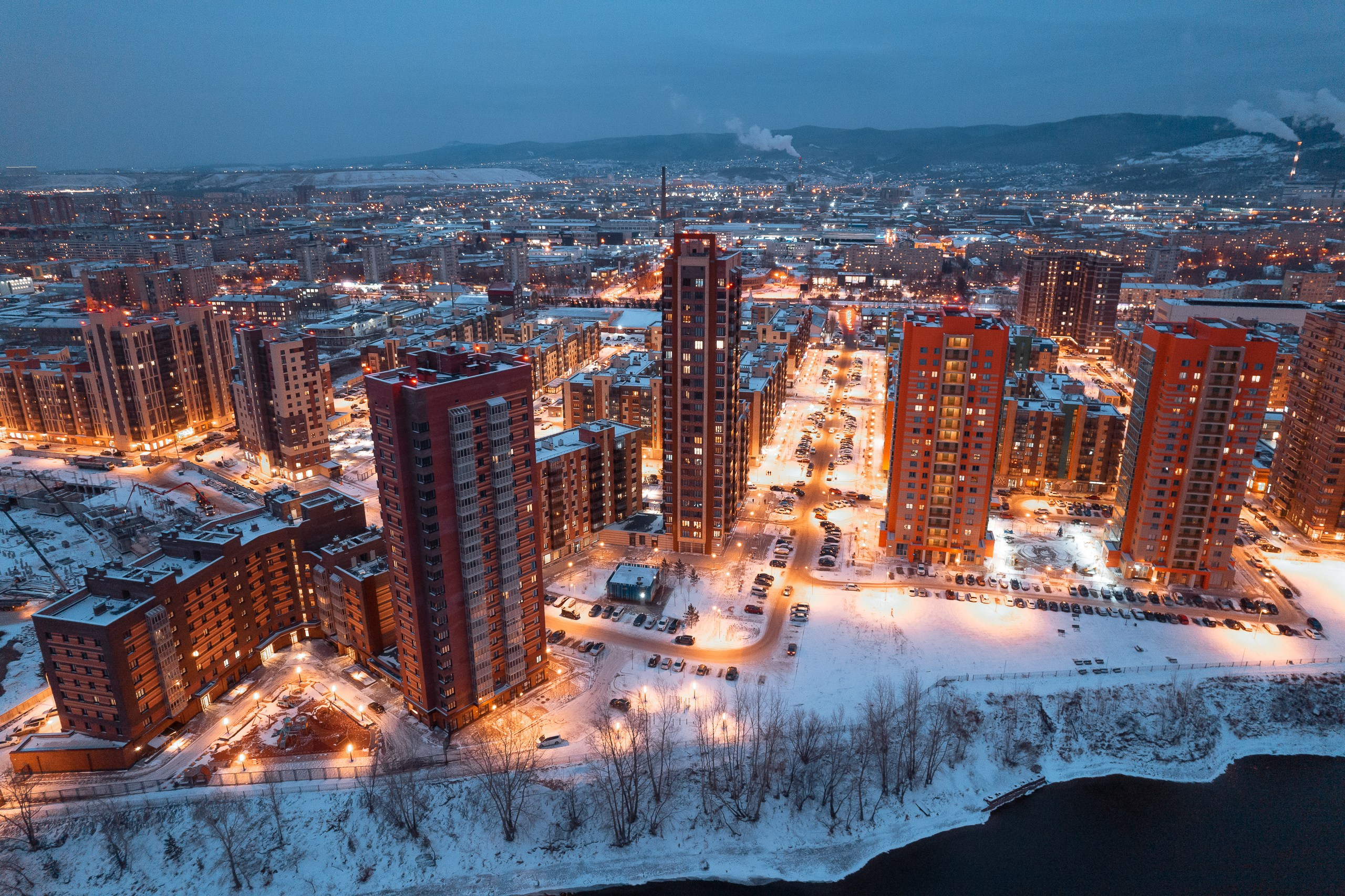 Сити-район «Южный берег». Репортажный фотограф Красноярск Алекс Чампакхам