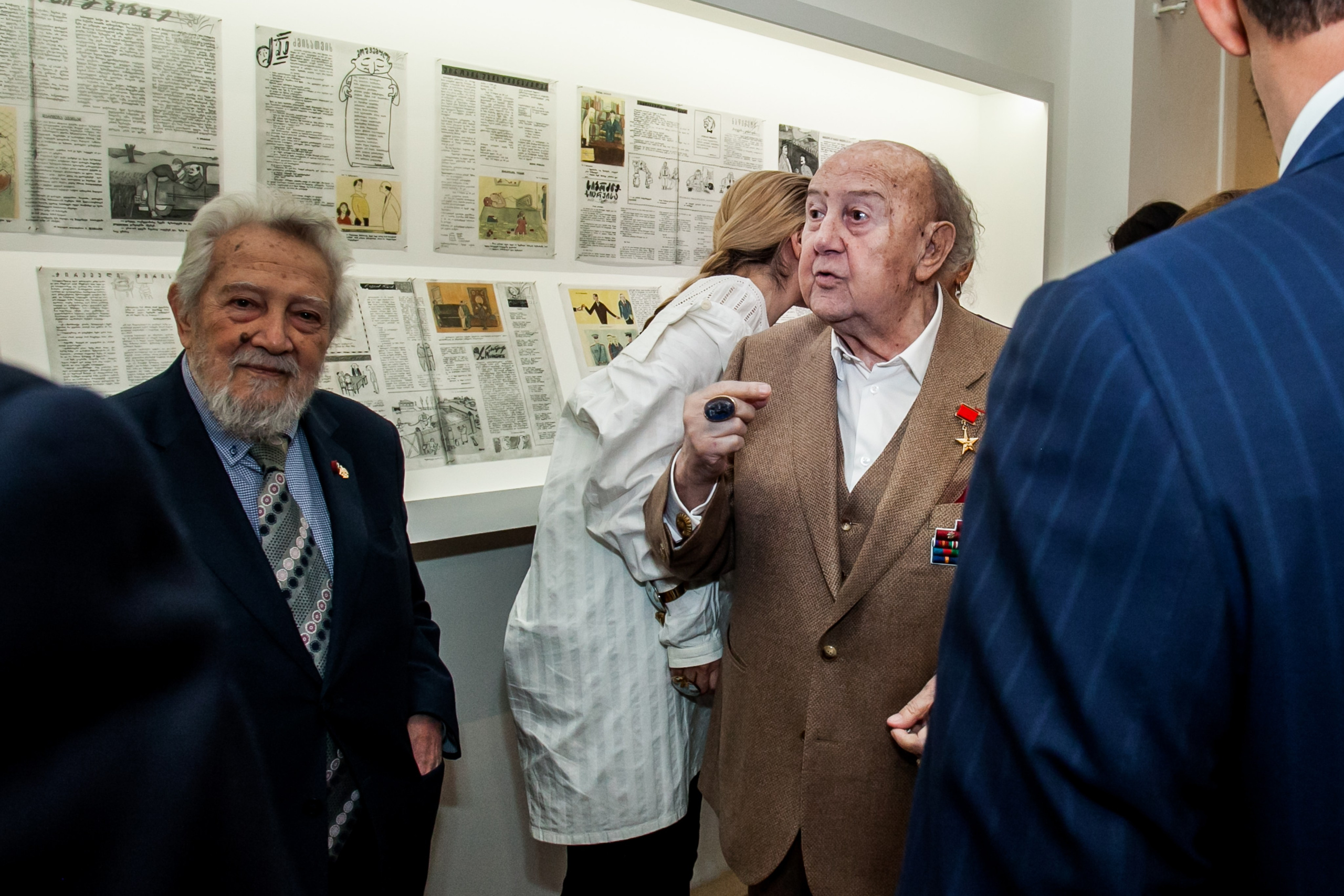 Открытие выставки Зураба Церетели. Art photographer Nino