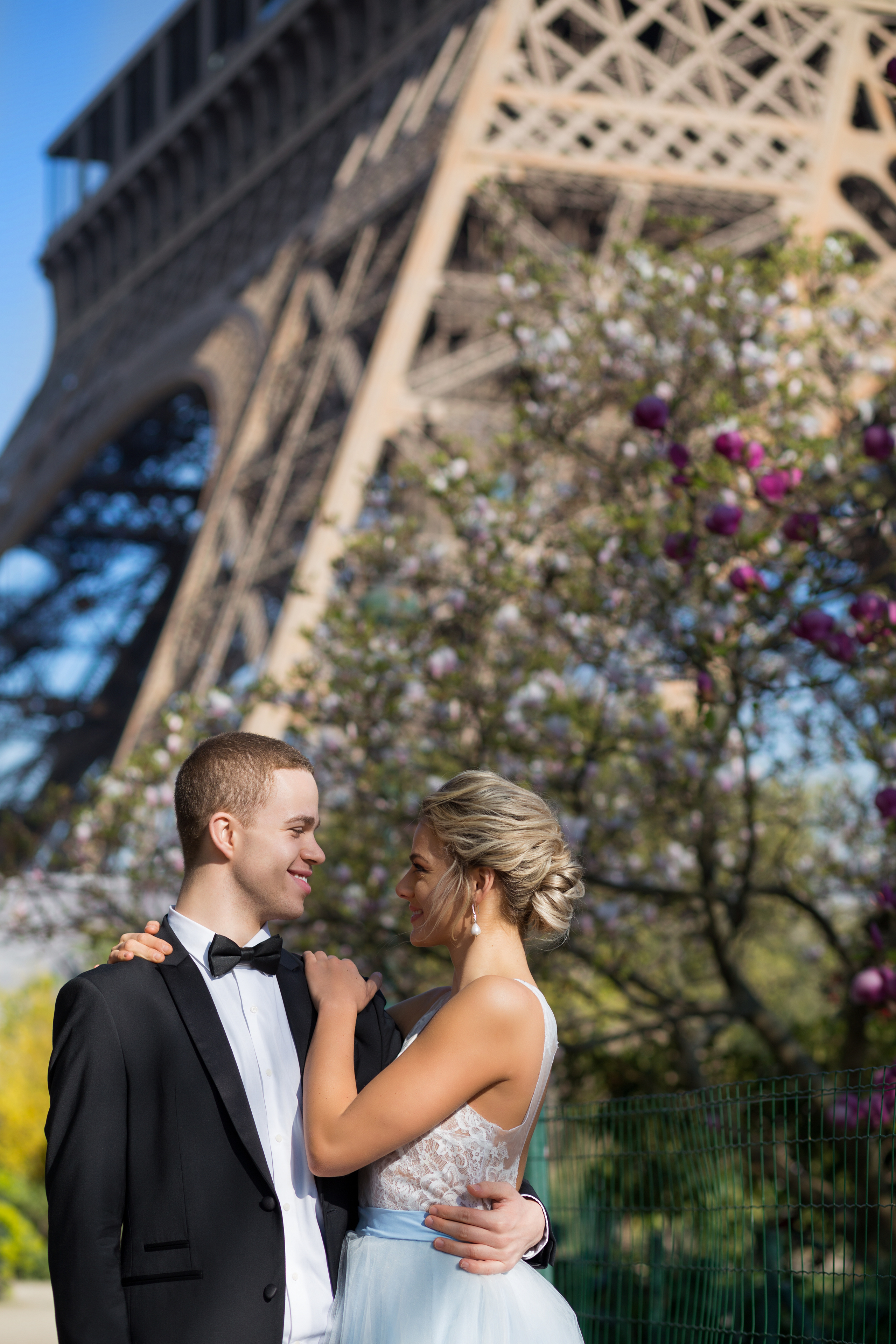 Свадебная фотосъемка для Райли и Мики в Париже. Свадебный и семейный фотограф в Москве Евгения Лисина