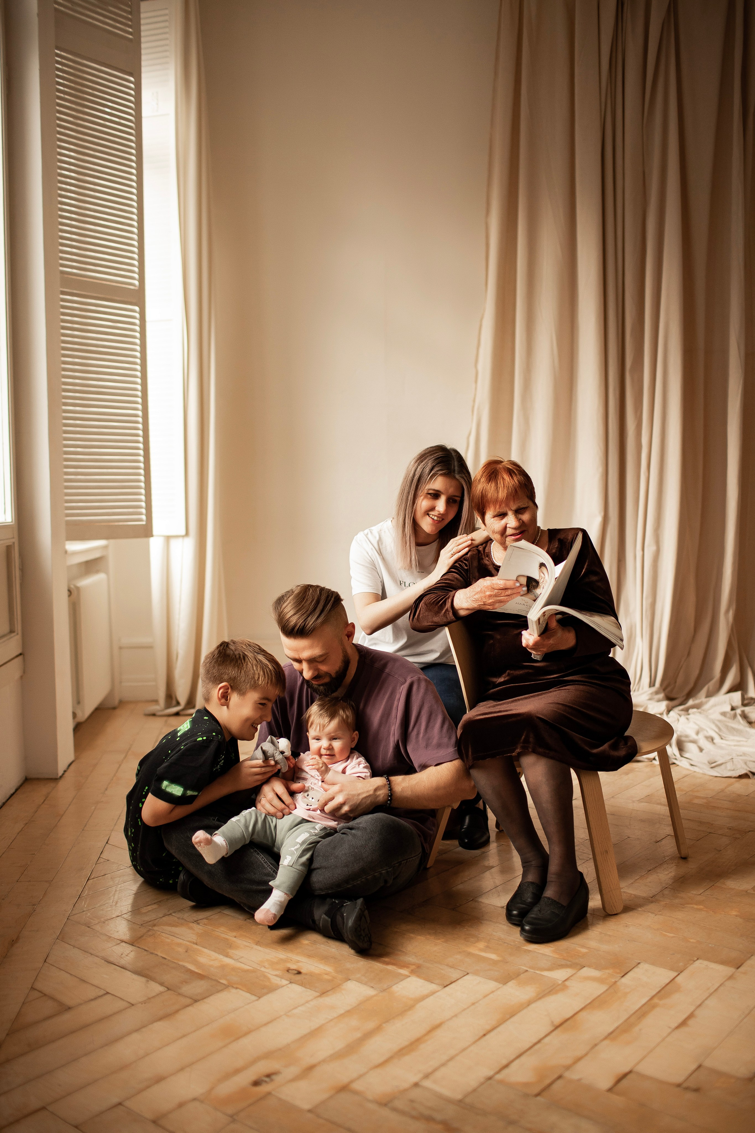 Леонид с семъей. Семейная съемка — это красивый способ признаться своей семье в любви