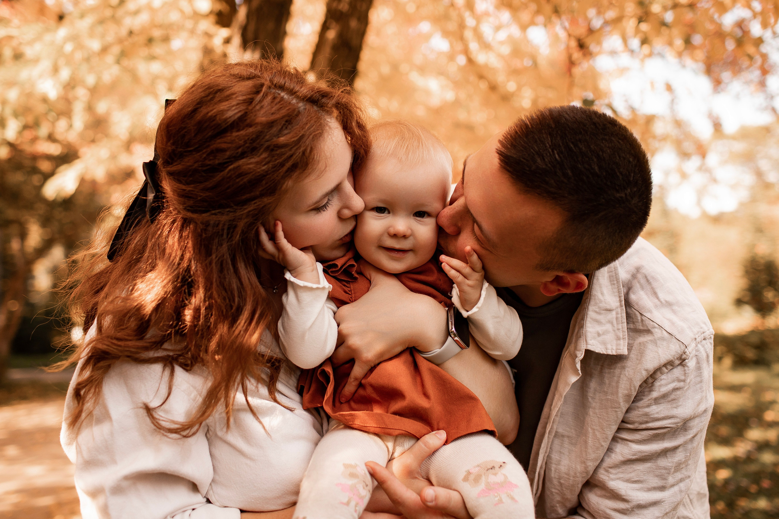 Ольга со своей семъей. Семейная съемка — это красивый способ признаться своей семье в любви