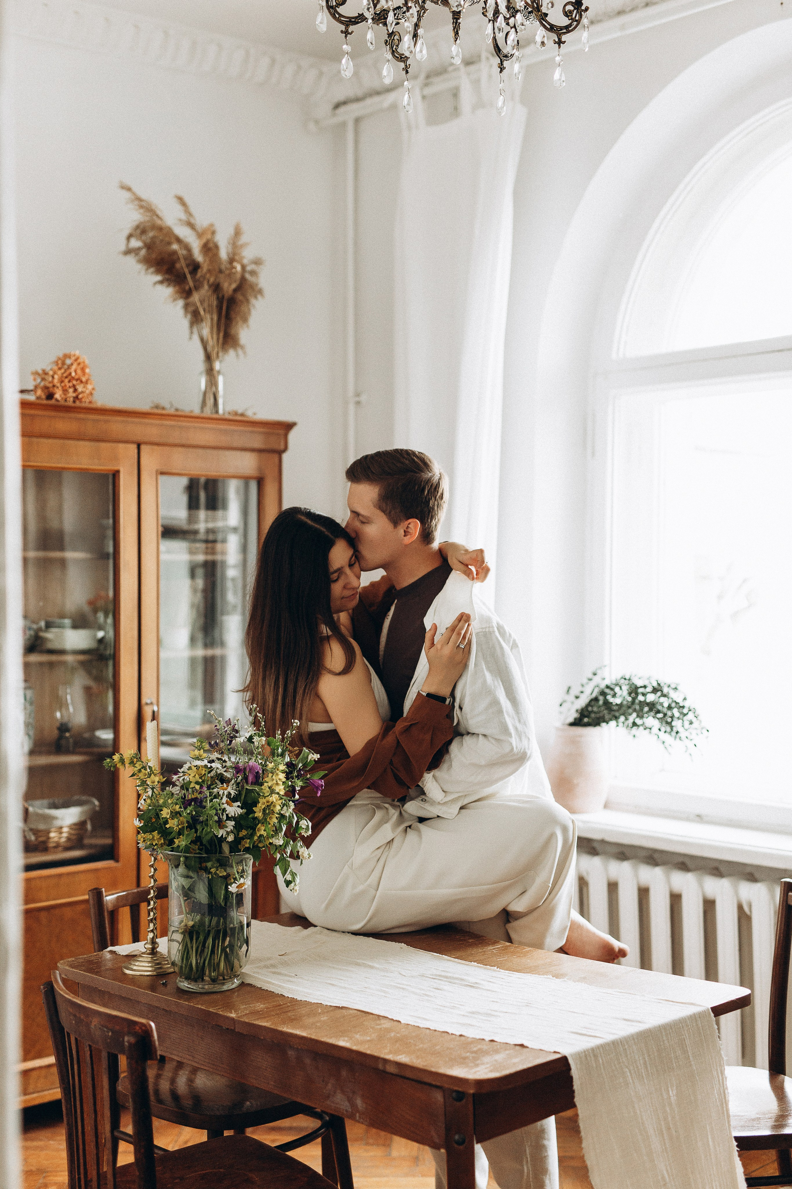 Марина и Роман в «сталинке». Семейный фотограф в Москве Марина Петра