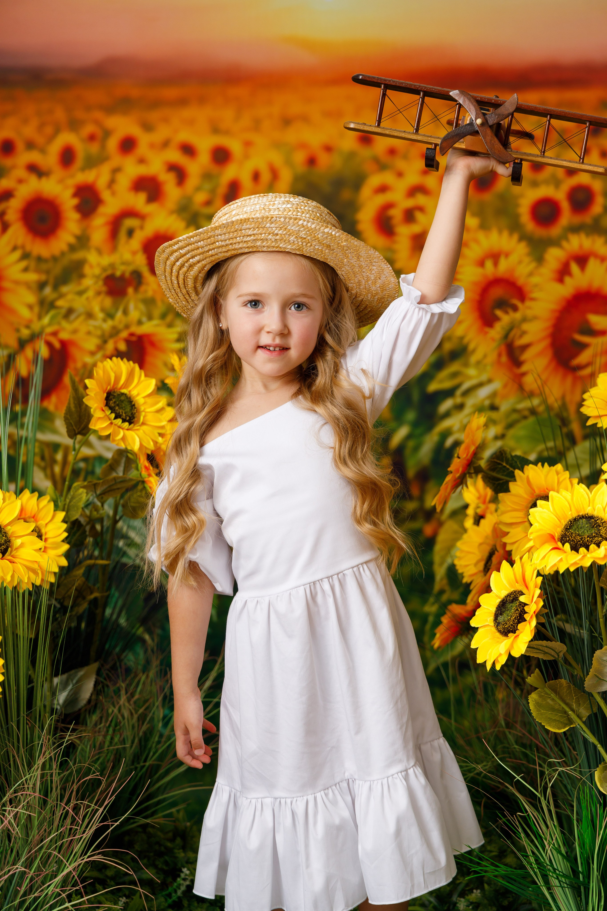 Подсолнухи. Детская фотостудия Москва