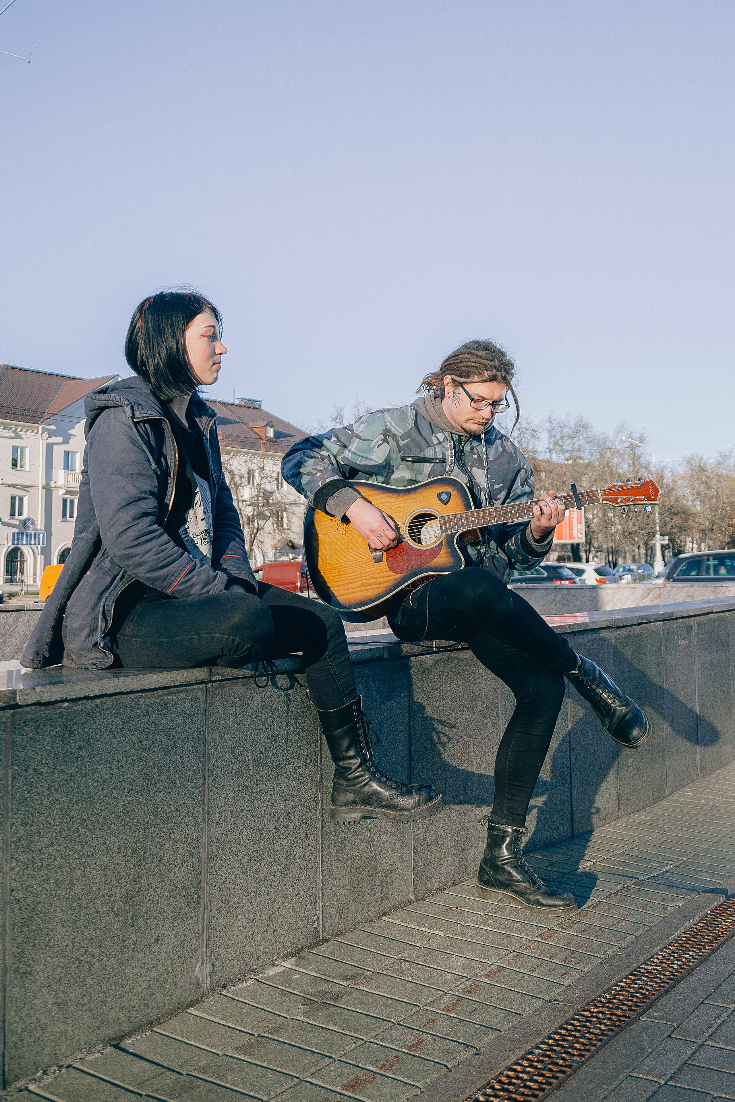 Уличные музыканты в Минске