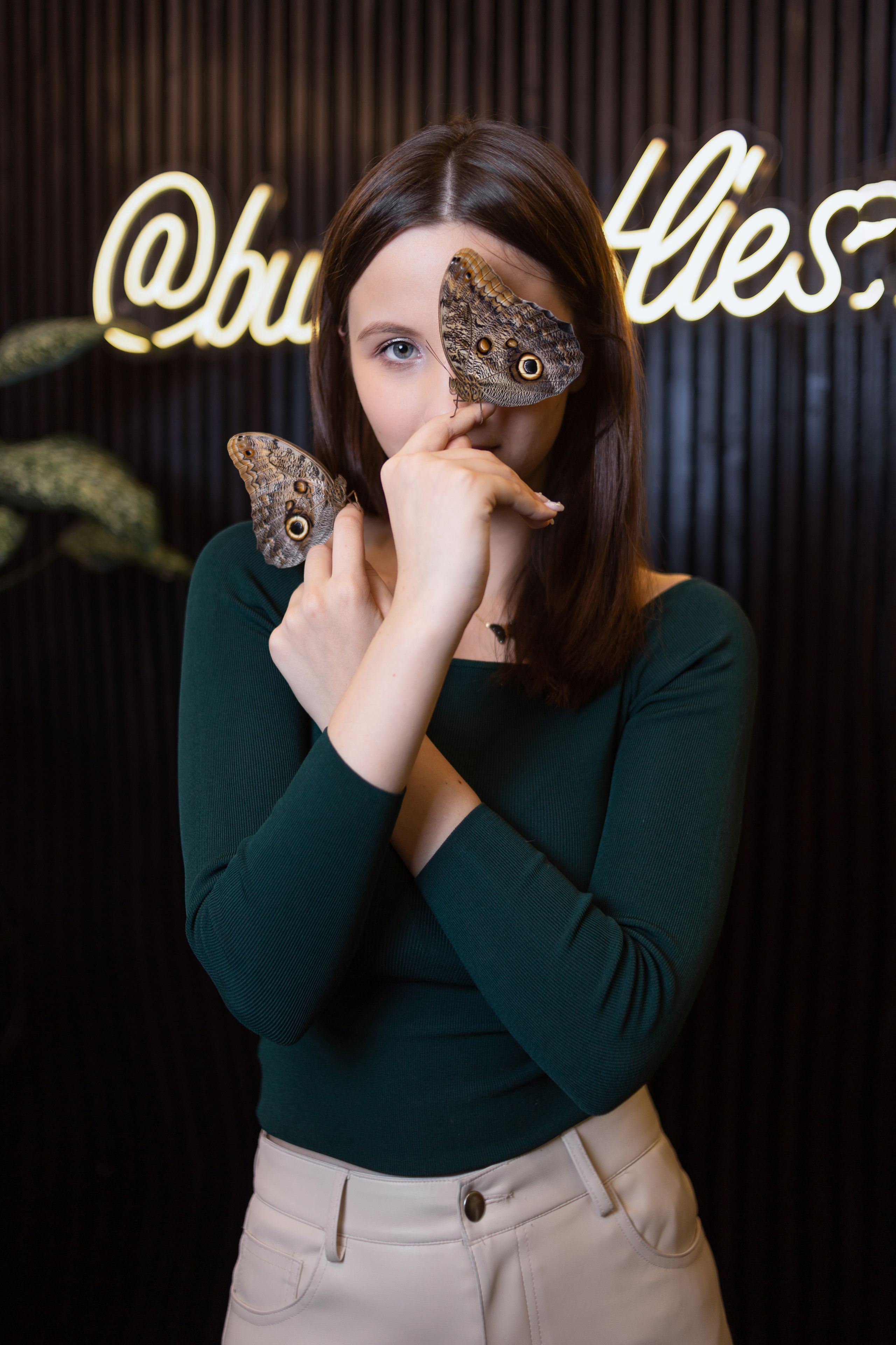 Фотосессия с тропическими бабочками в Минске. Фотограф в Минске Екатерина Тузова