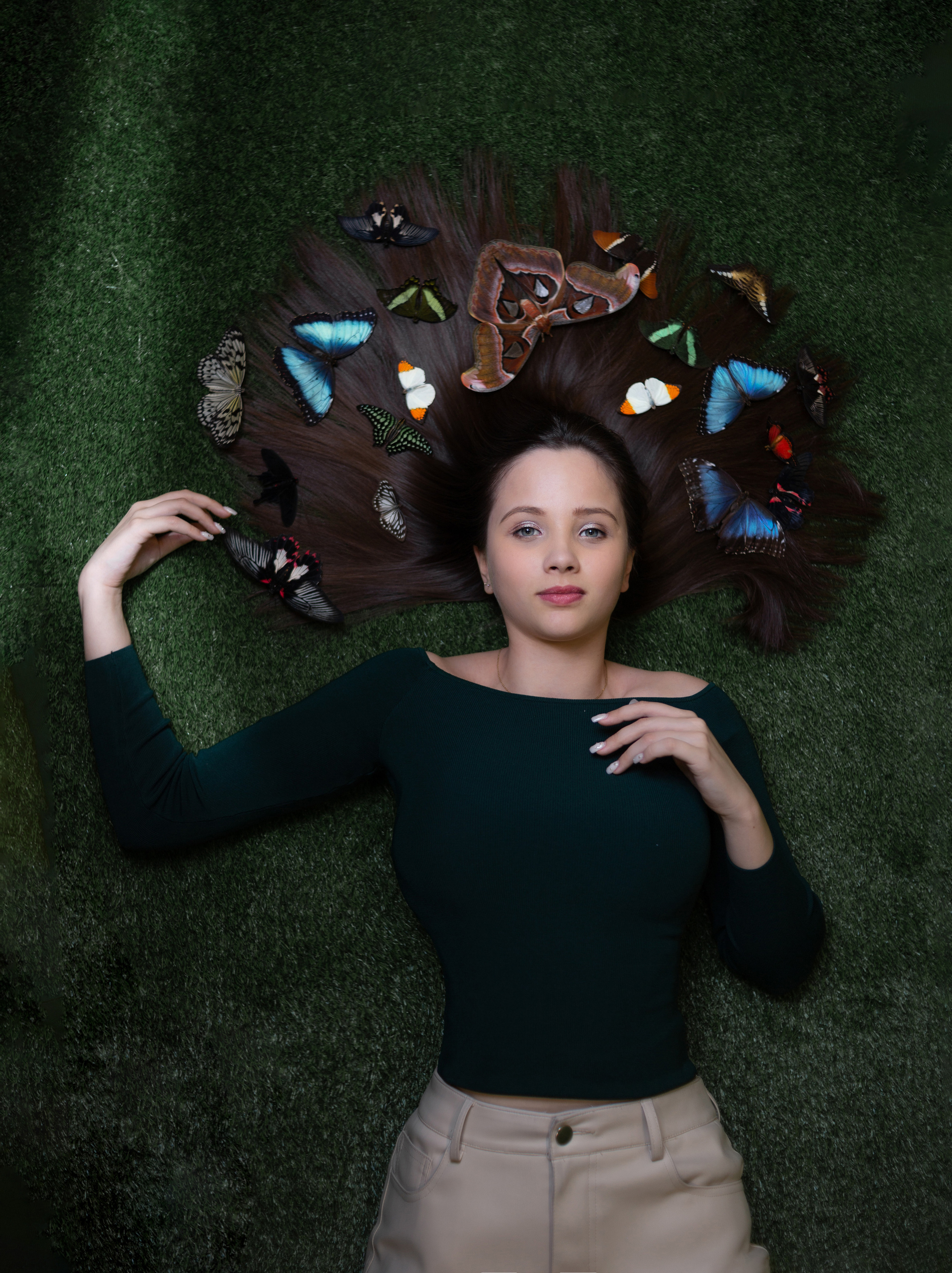 Фотосессия с тропическими бабочками в Минске. Фотограф в Минске Екатерина Тузова