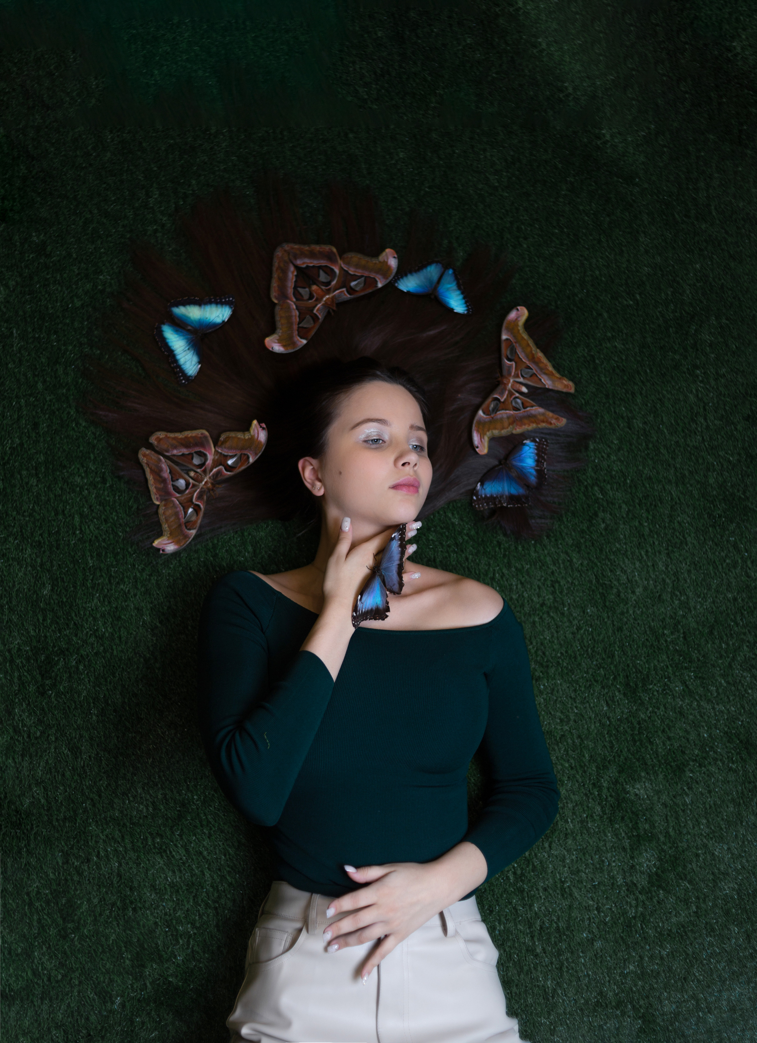 Фотосессия с тропическими бабочками в Минске. Фотограф в Минске Екатерина Тузова