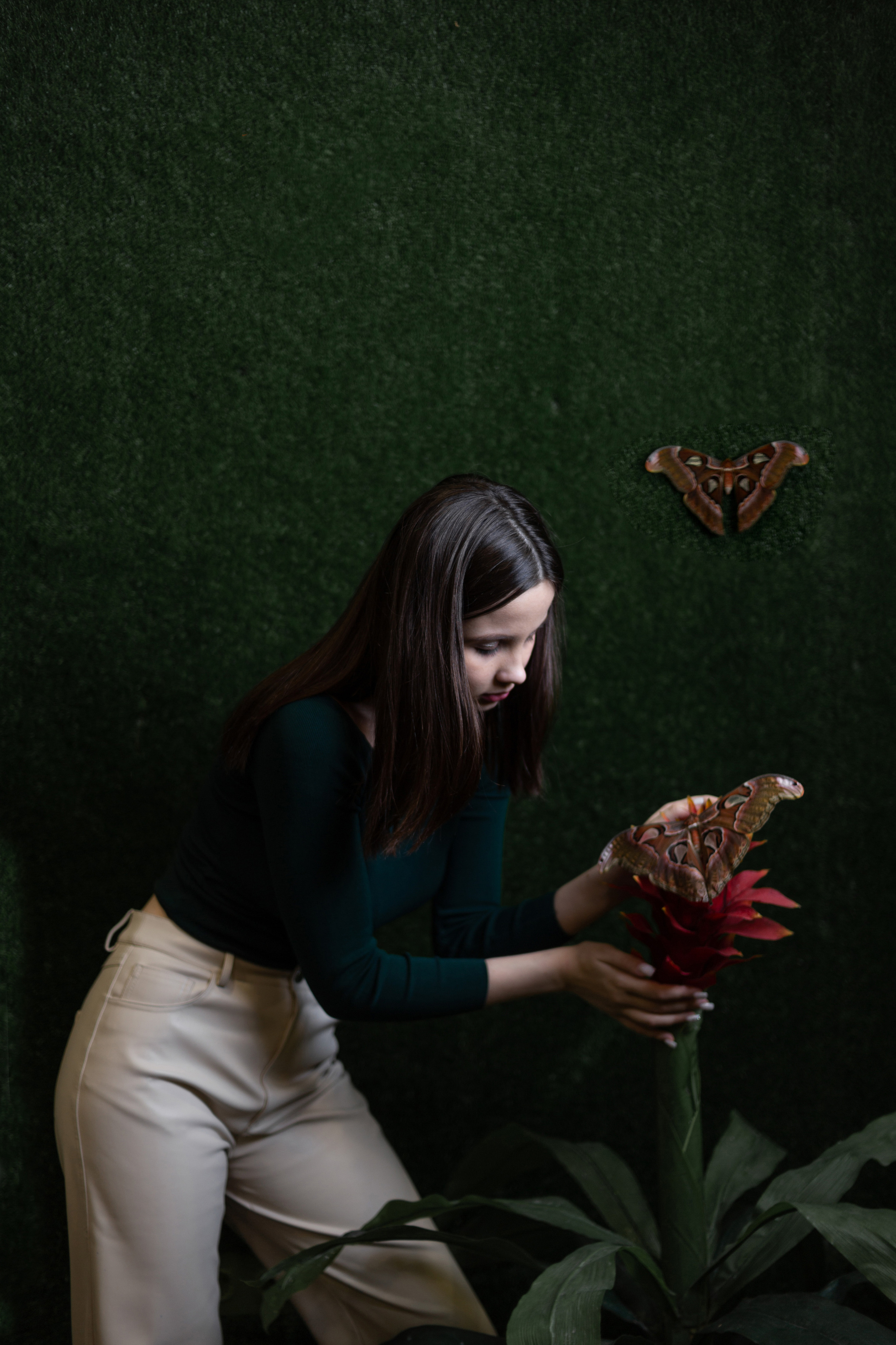 Фотосессия с тропическими бабочками в Минске. Фотограф в Минске Екатерина Тузова