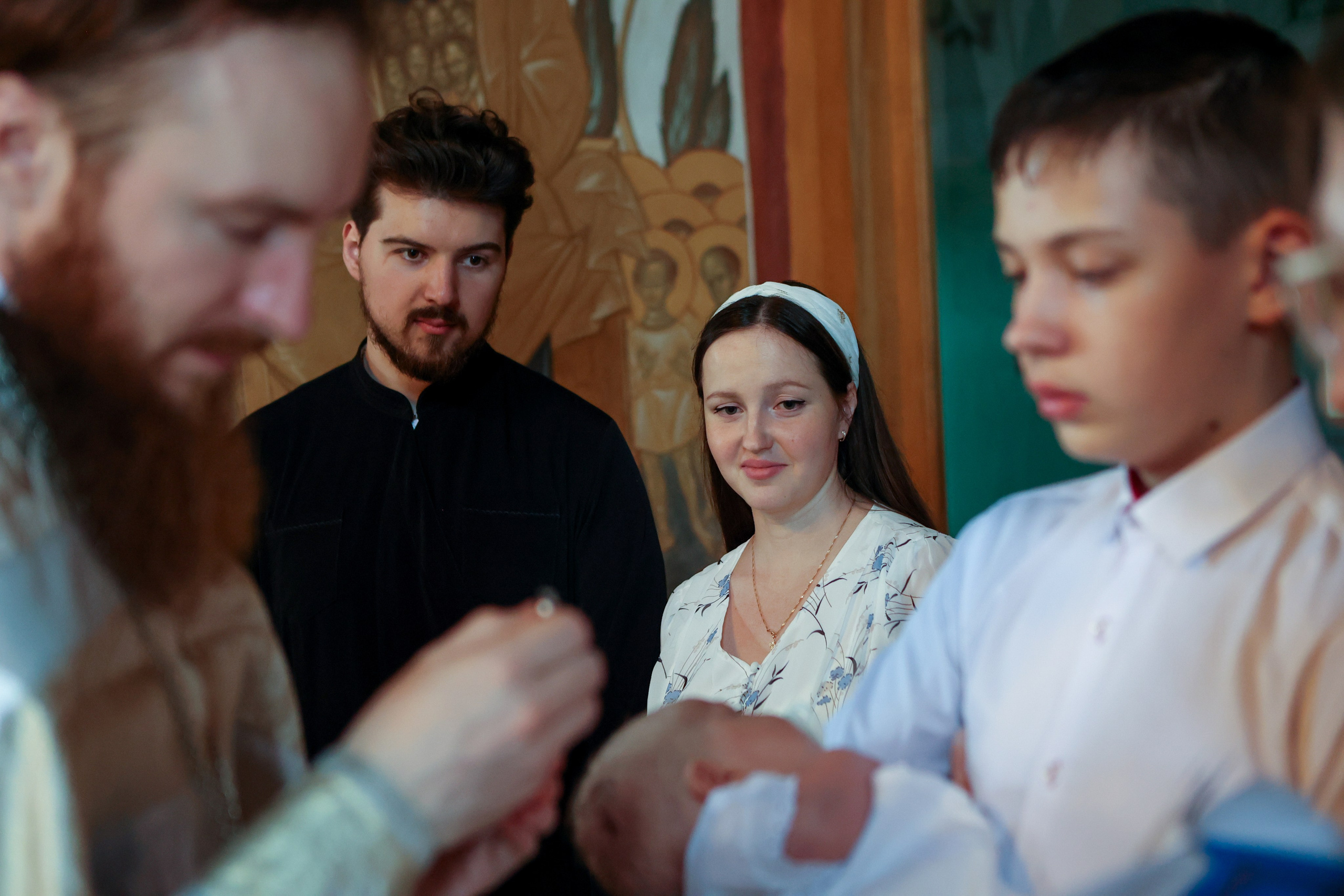 Крещение, Свято-Троицкая Сергиева Лавра. Фотограф новорожденных. Детский и семейный фотограф Марьяна Юдина