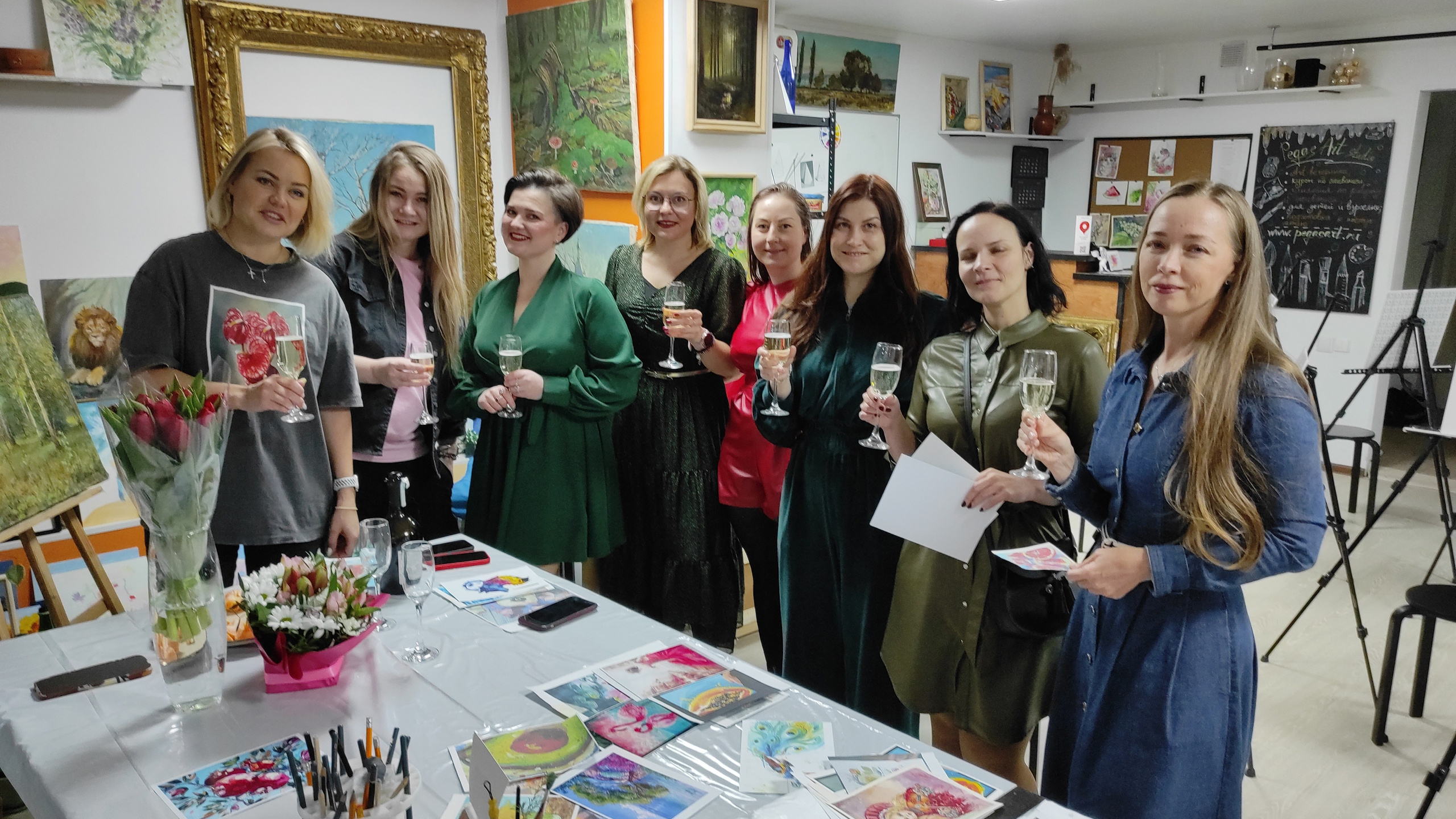 Арт-вечеринки. Арт-вечеринки и мастер-классы в Москве для взрослых и детей